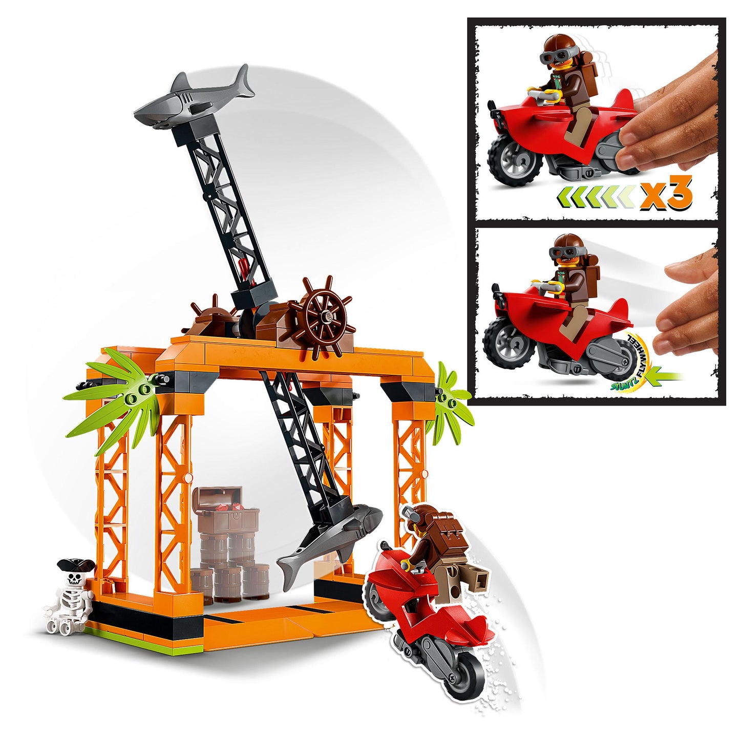 60342 LEGO City - Sfida acrobatica attacco dello squalo