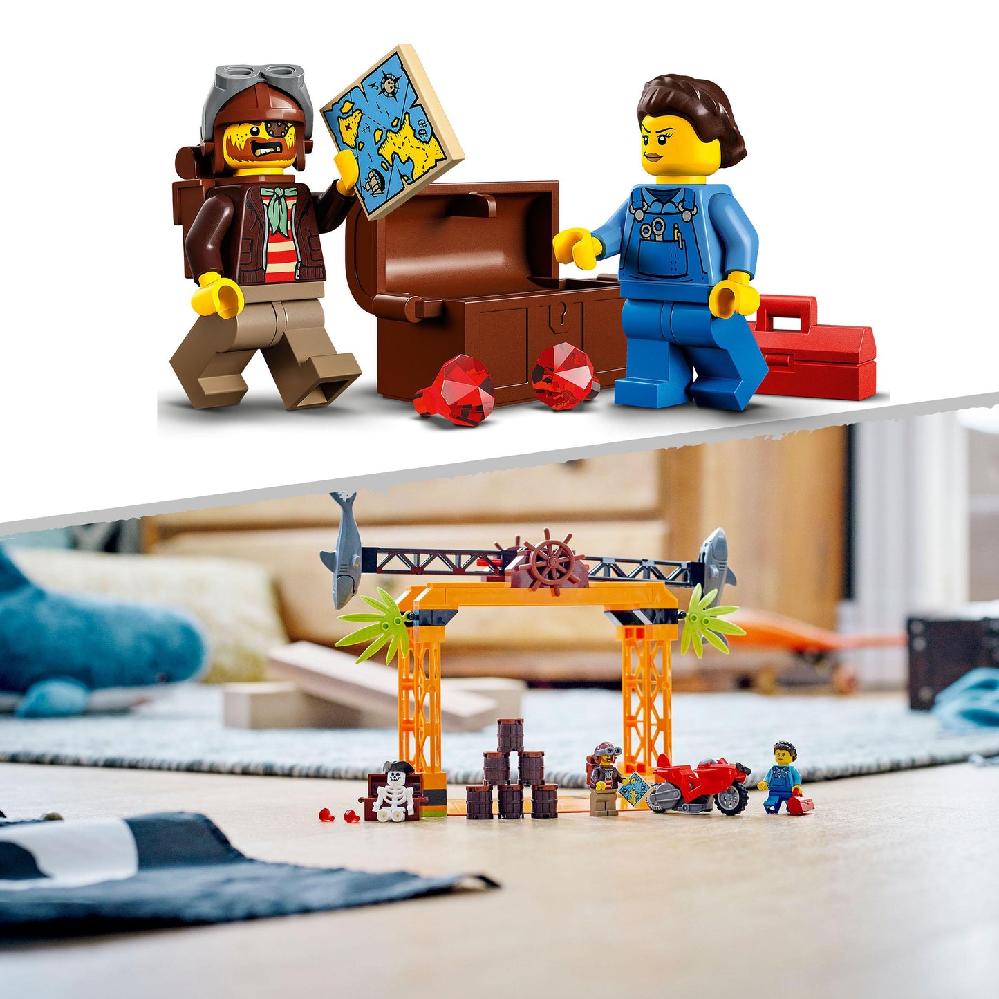 60342 LEGO City - Sfida acrobatica attacco dello squalo