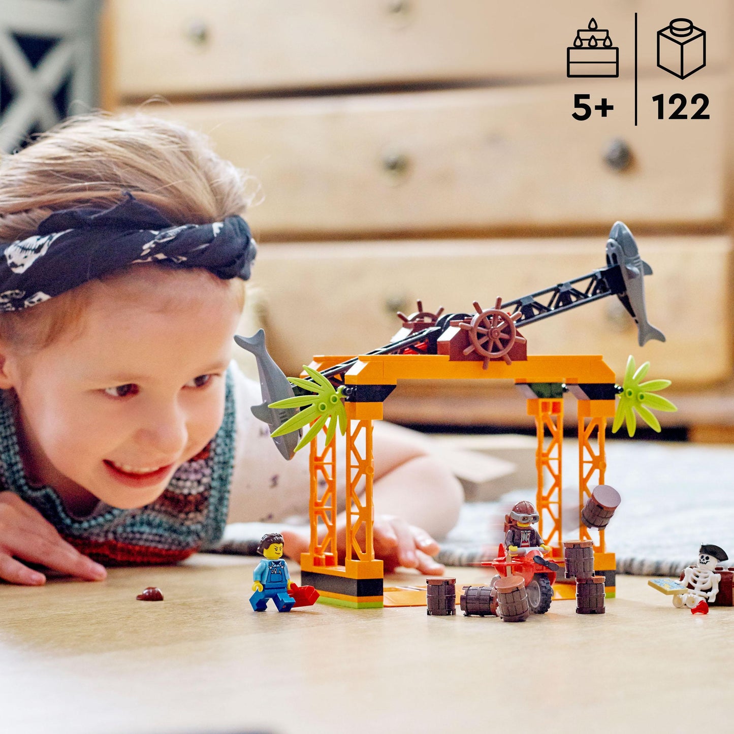 60342 LEGO City - Sfida acrobatica attacco dello squalo