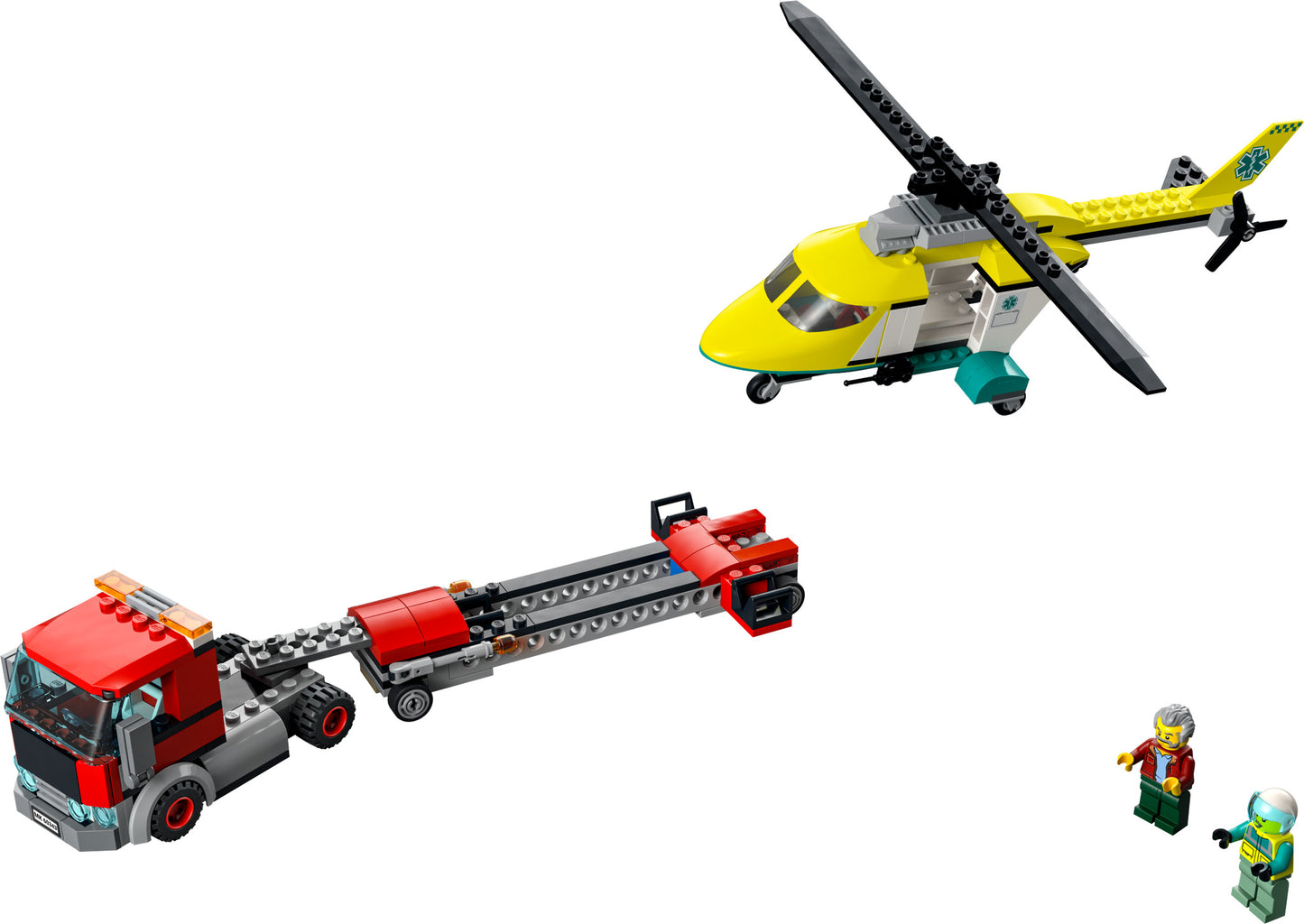 60343 LEGO City - Trasportatore di Elicotteri di Salvataggio