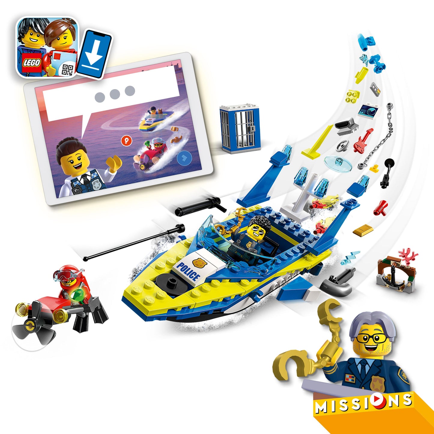 60355 LEGO City - Missioni investigative della polizia marittima
