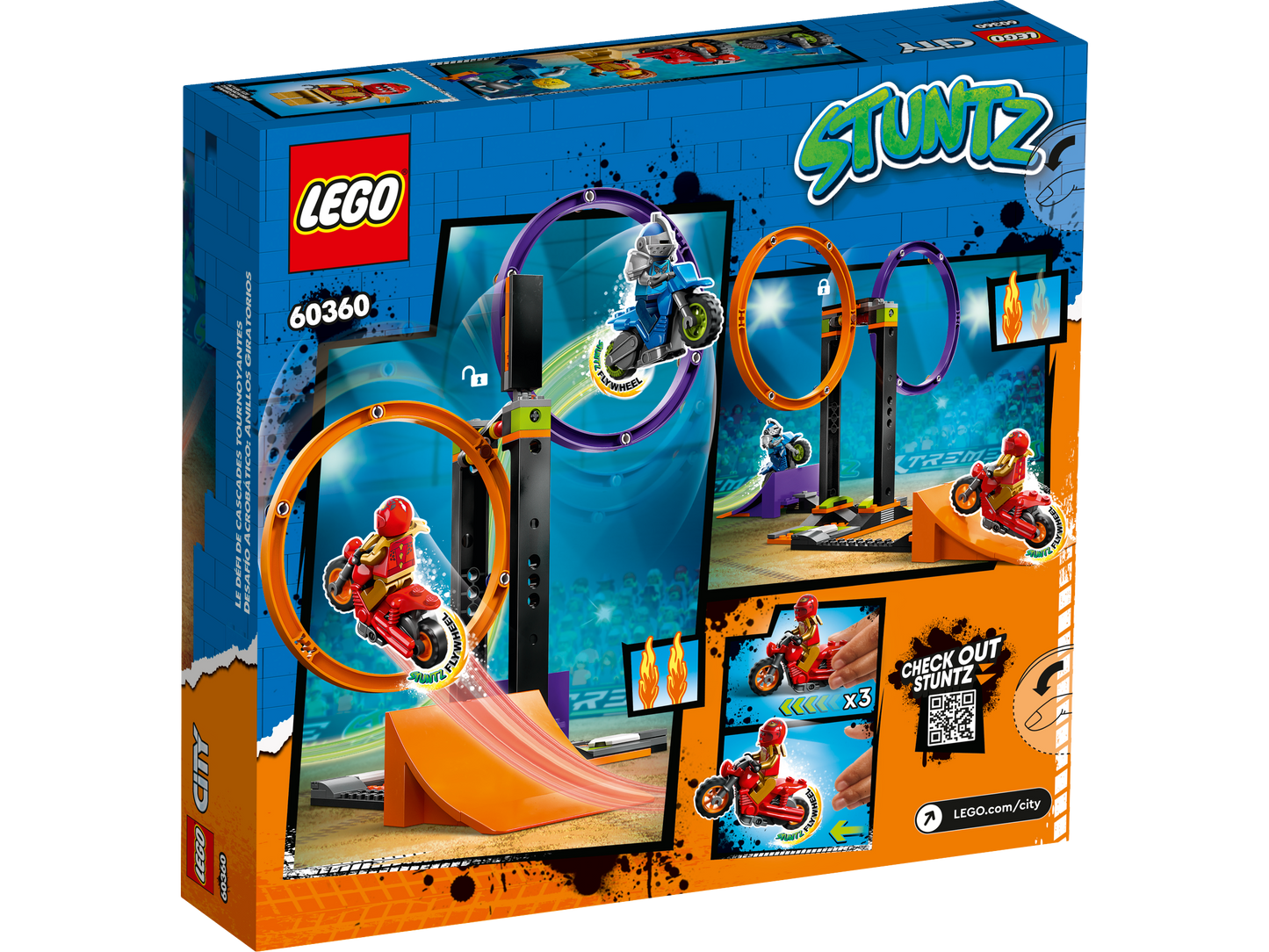 60360 LEGO City - Sfida acrobatica: anelli rotanti
