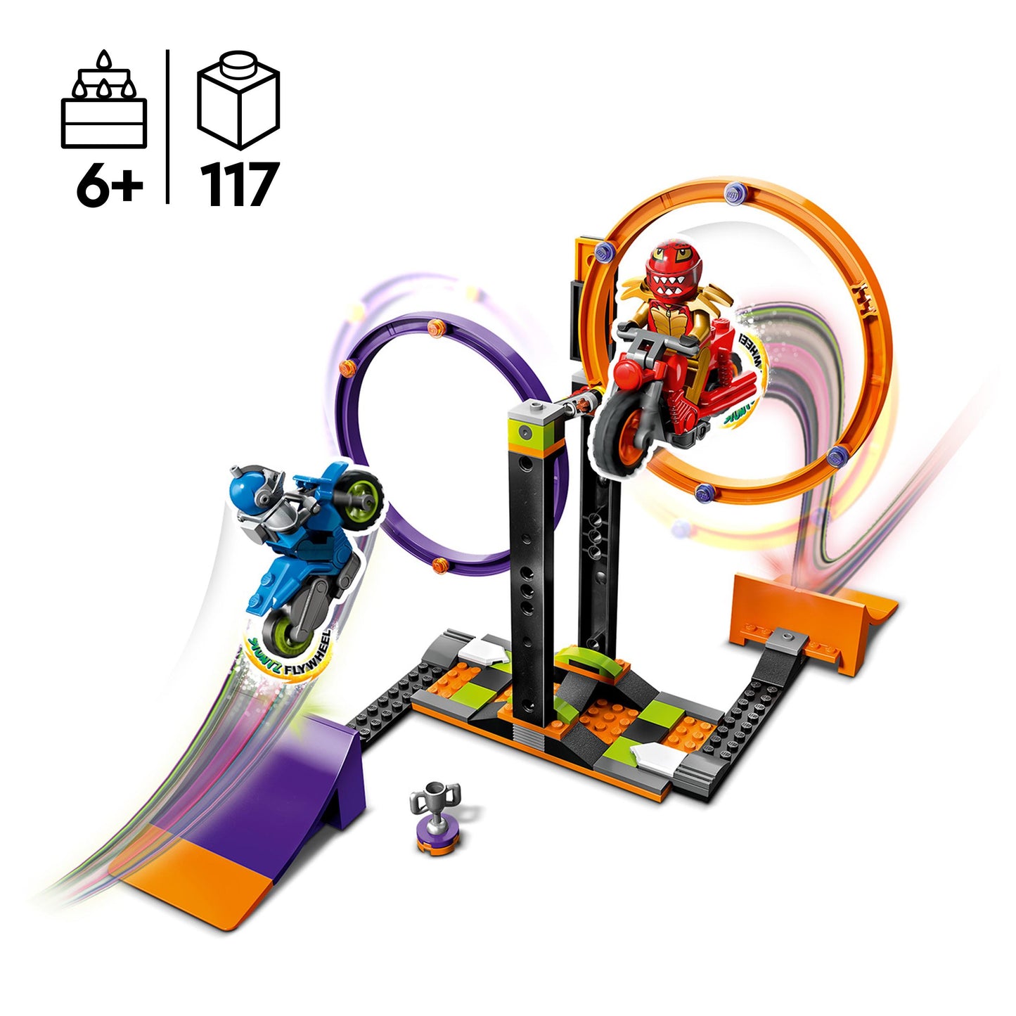 60360 LEGO City - Sfida acrobatica: anelli rotanti