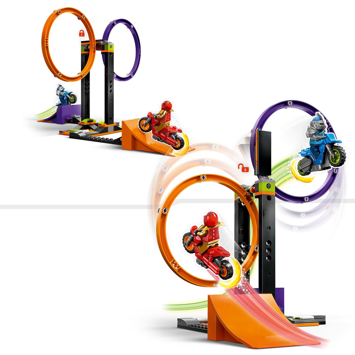 60360 LEGO City - Sfida acrobatica: anelli rotanti