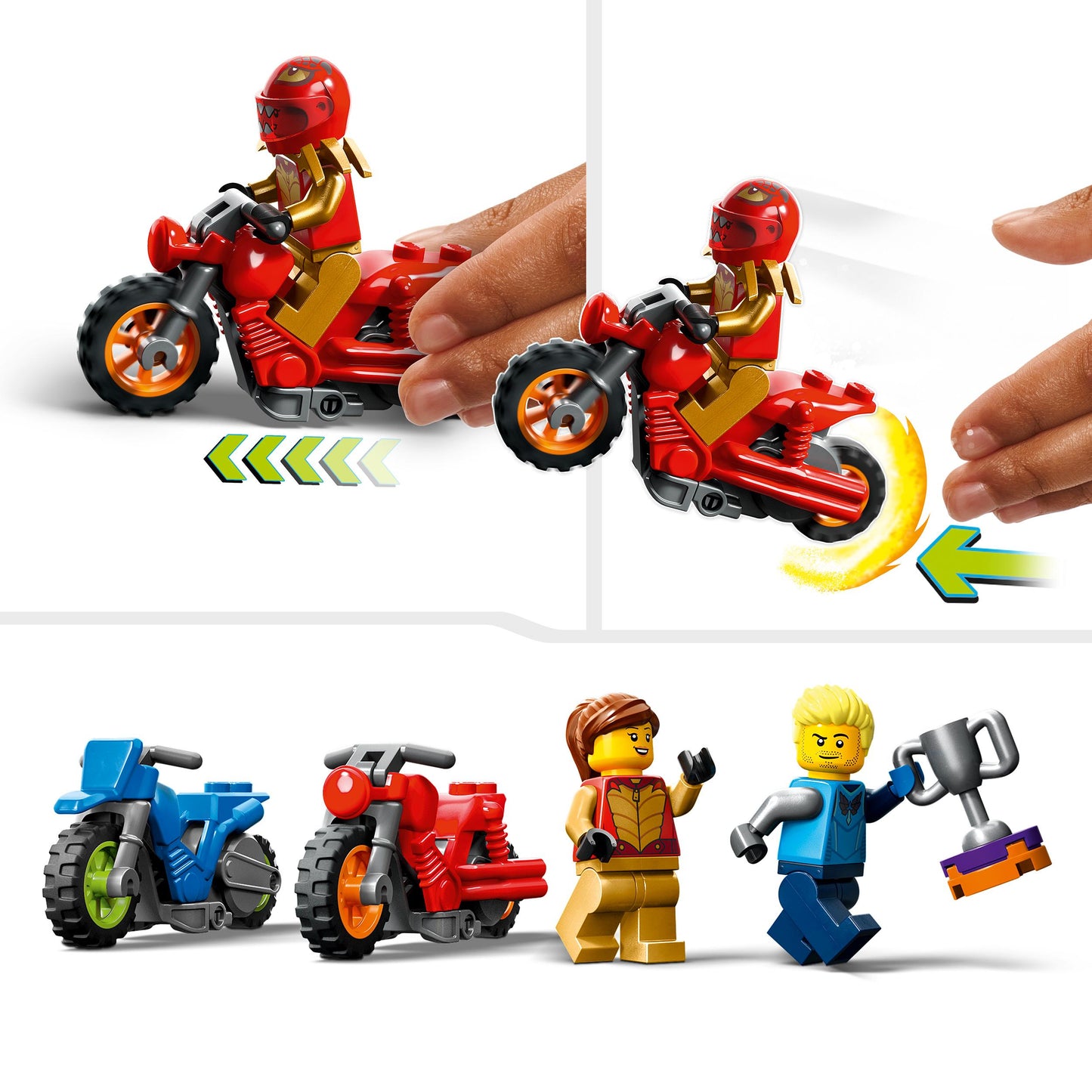 60360 LEGO City - Sfida acrobatica: anelli rotanti