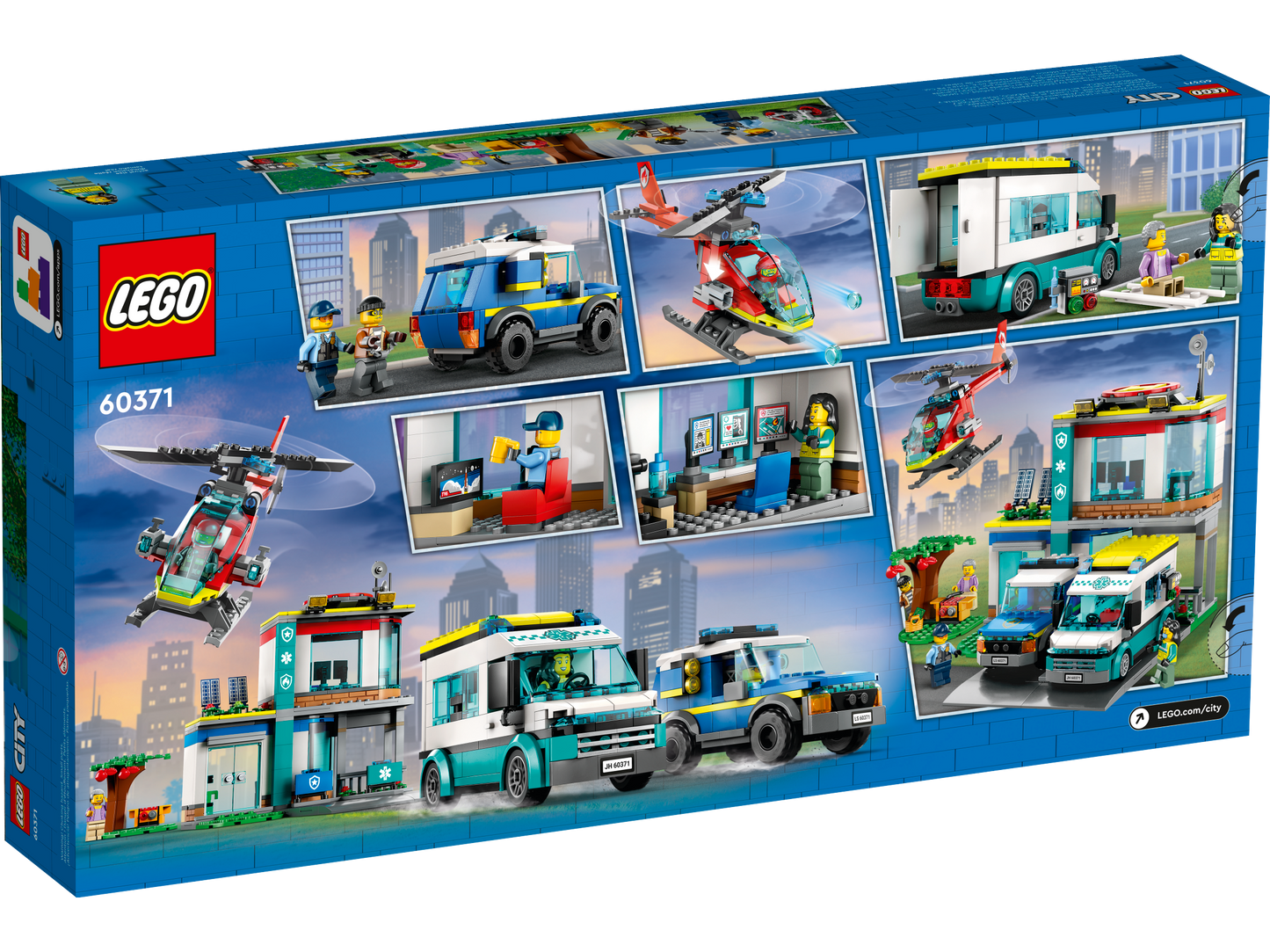 60371 LEGO City - Quartier generale veicoli d’emergenza