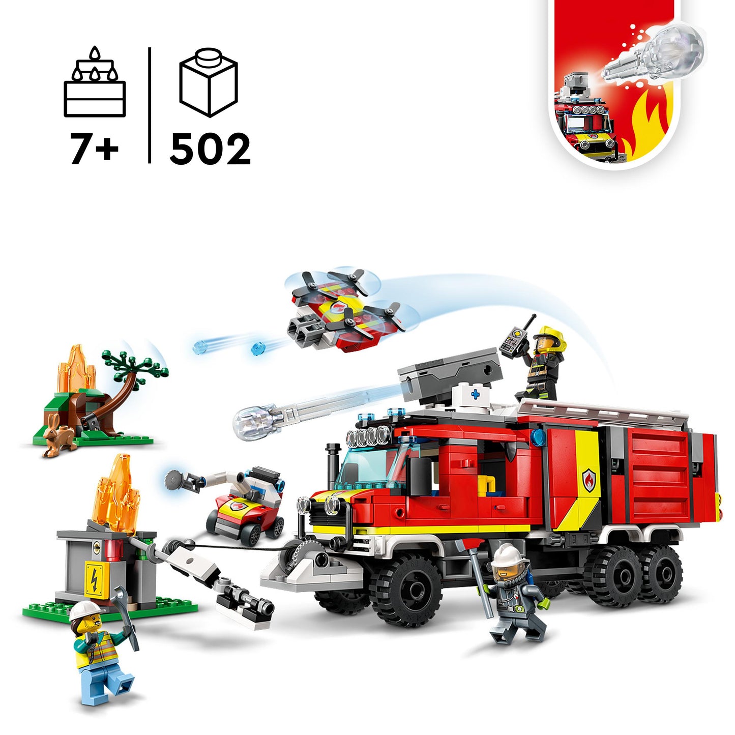 60374 LEGO City - Autopompa dei vigili del fuoco