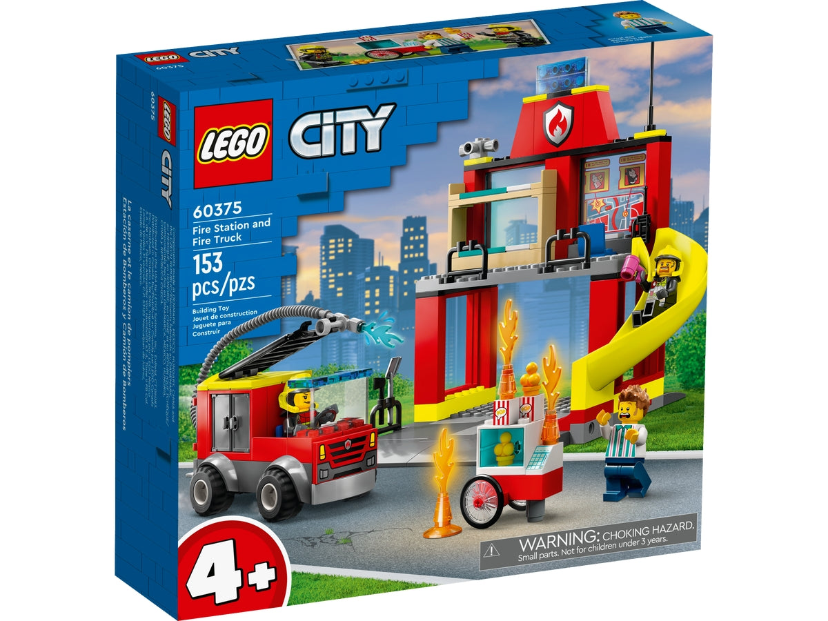 60375 LEGO City - Caserma dei pompieri e autopompa