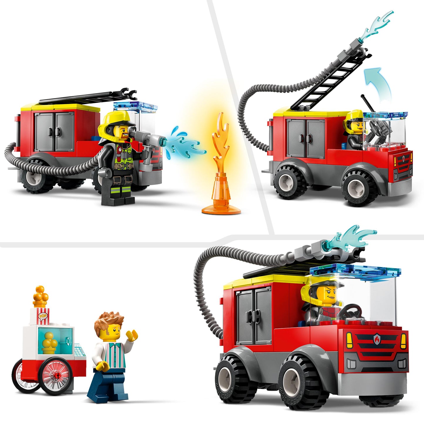 60375 LEGO City - Caserma dei pompieri e autopompa