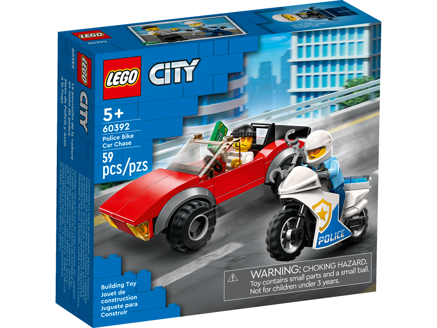 60392 LEGO City - Inseguimento sulla moto della polizia