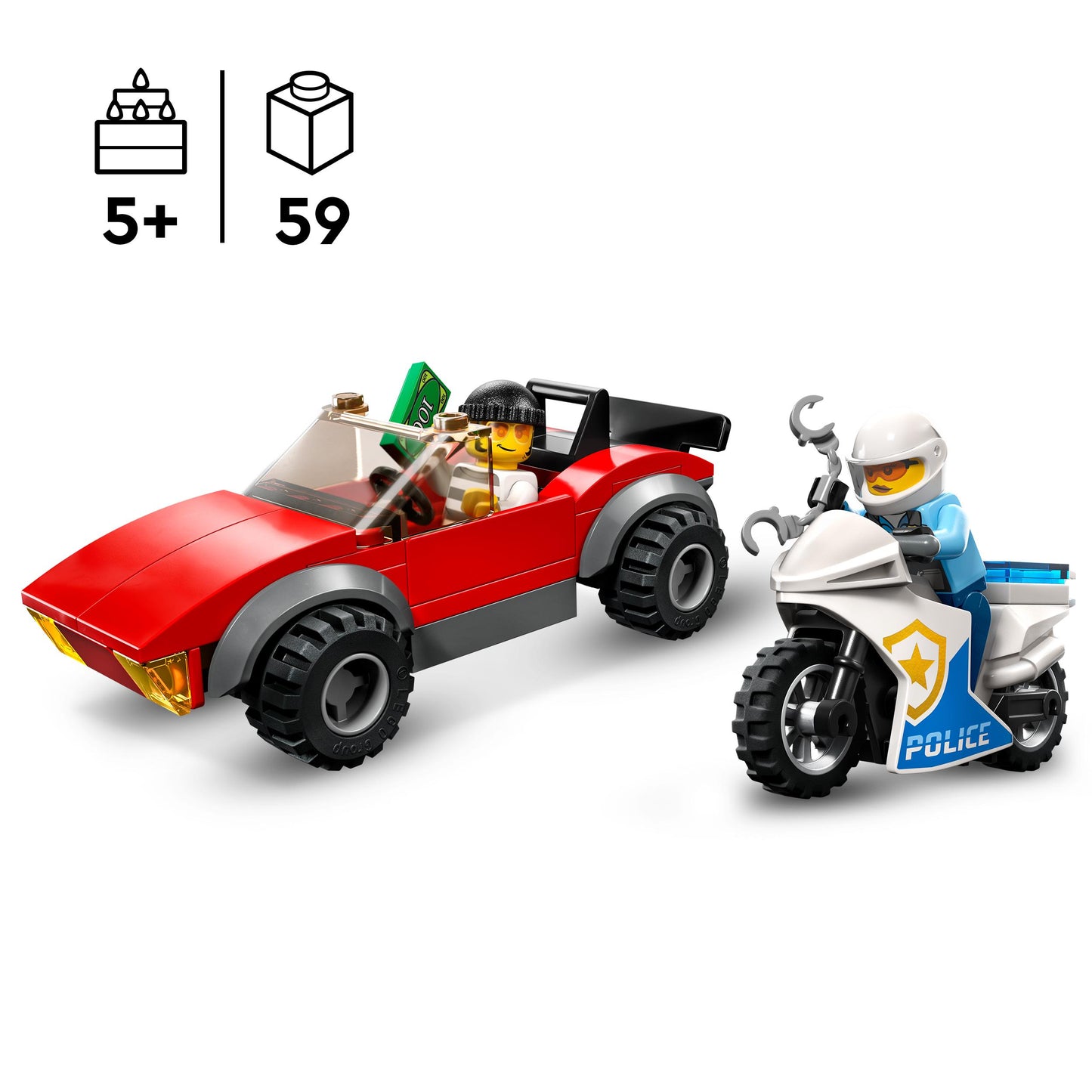 60392 LEGO City - Inseguimento sulla moto della polizia