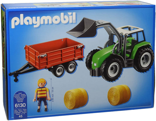 6130 PLAYMOBIL Trattore Con Rimorchio