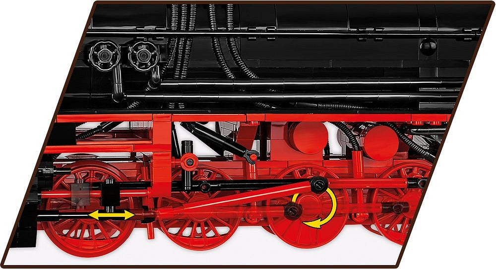 6280 COBI Historical Collection - Trains - DR BR 52 Steam Locomotive 2in1 - Executive Edition