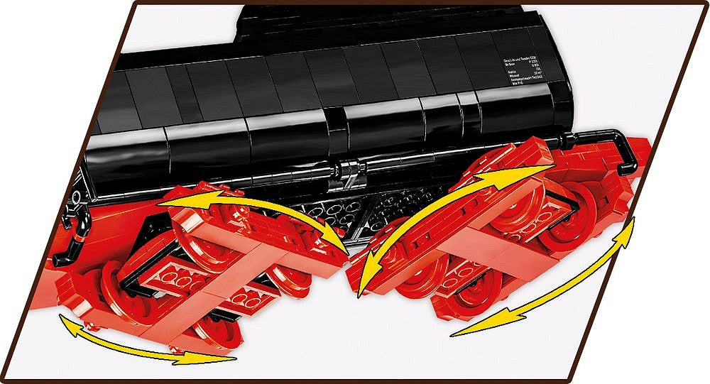 6280 COBI Historical Collection - Trains - DR BR 52 Steam Locomotive 2in1 - Executive Edition