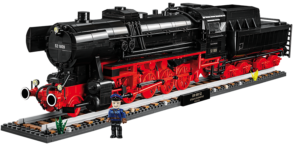 6280 COBI Historical Collection - Trains - DR BR 52 Steam Locomotive 2in1 - Executive Edition