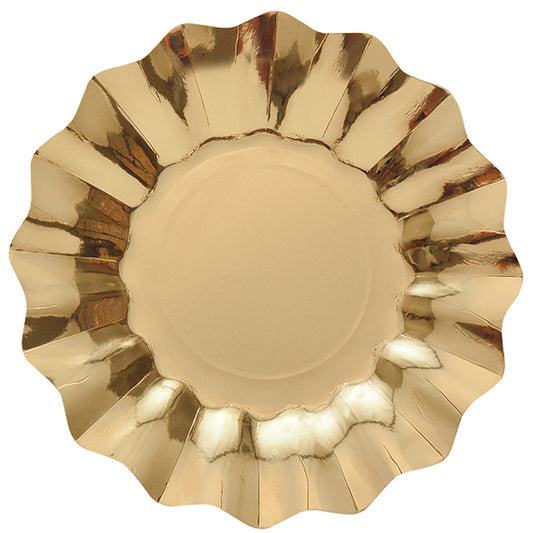 Piatti New Shape  ORO cm. 27 - conf. 8 pz - cod. 63465