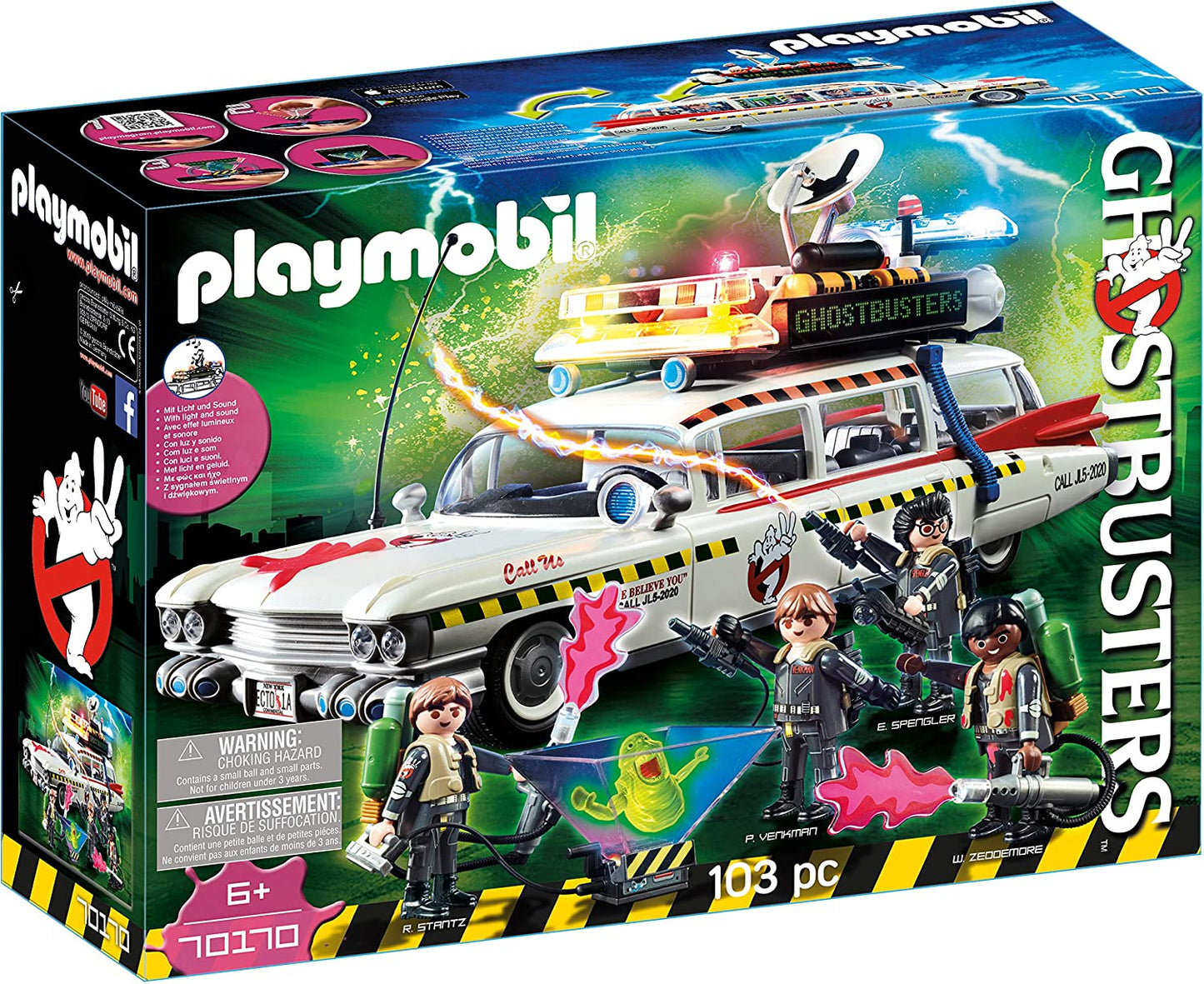 70170 PLAYMOBIL Ecto-1A con luci e suon