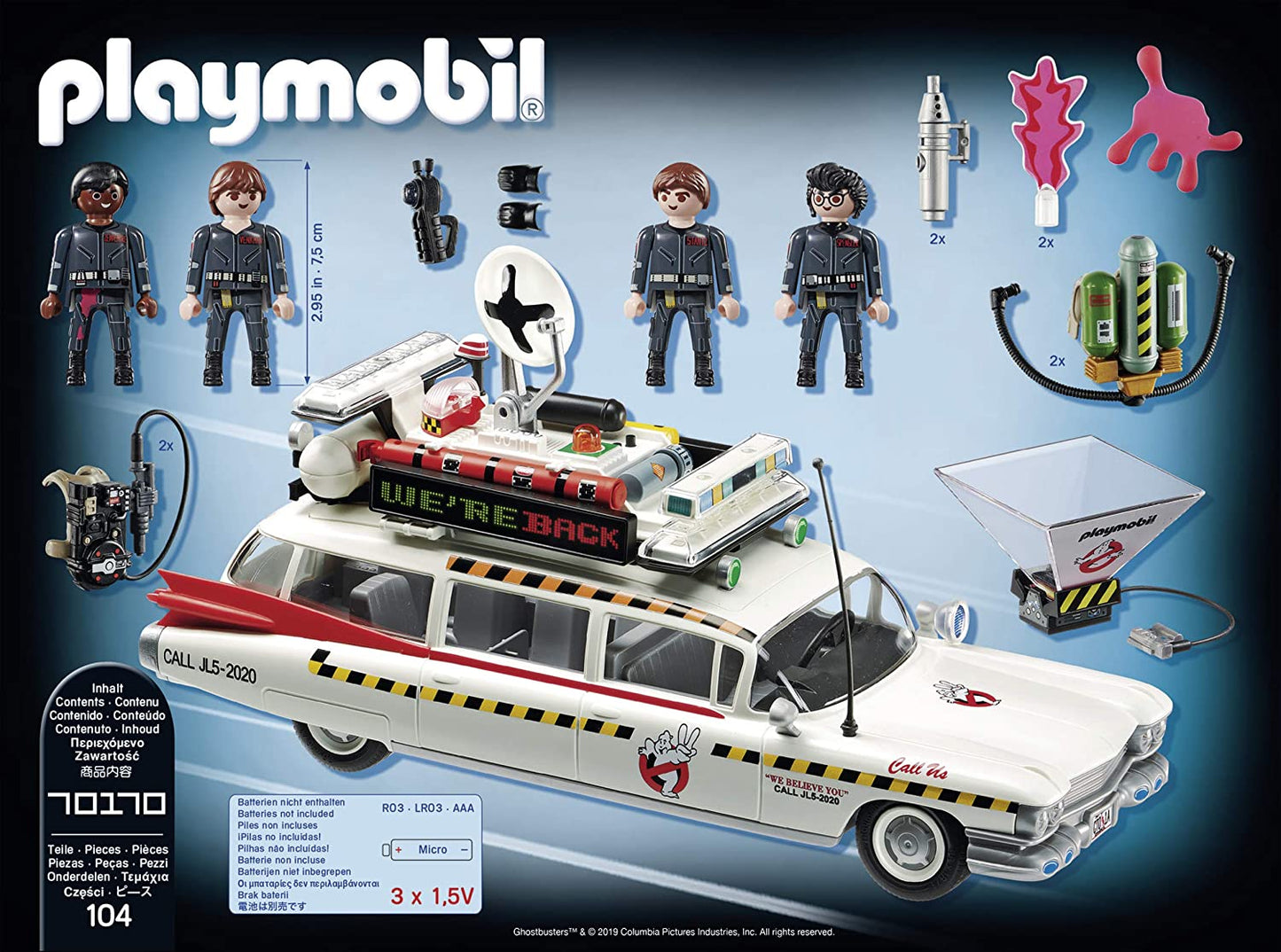 70170 PLAYMOBIL Ecto-1A con luci e suon