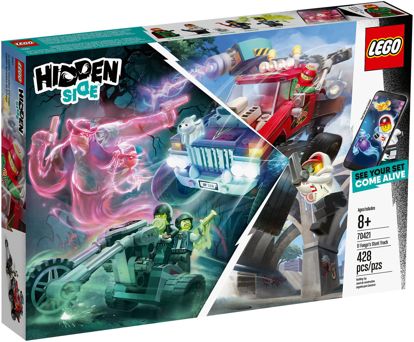 70421 LEGO Hidden Side - Lo Stunt Truck di El Fuego
