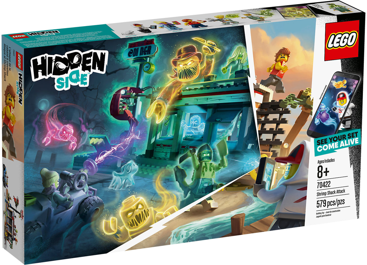 70422 LEGO Hidden Side - Attacco alla Capanna dei Gamberetti