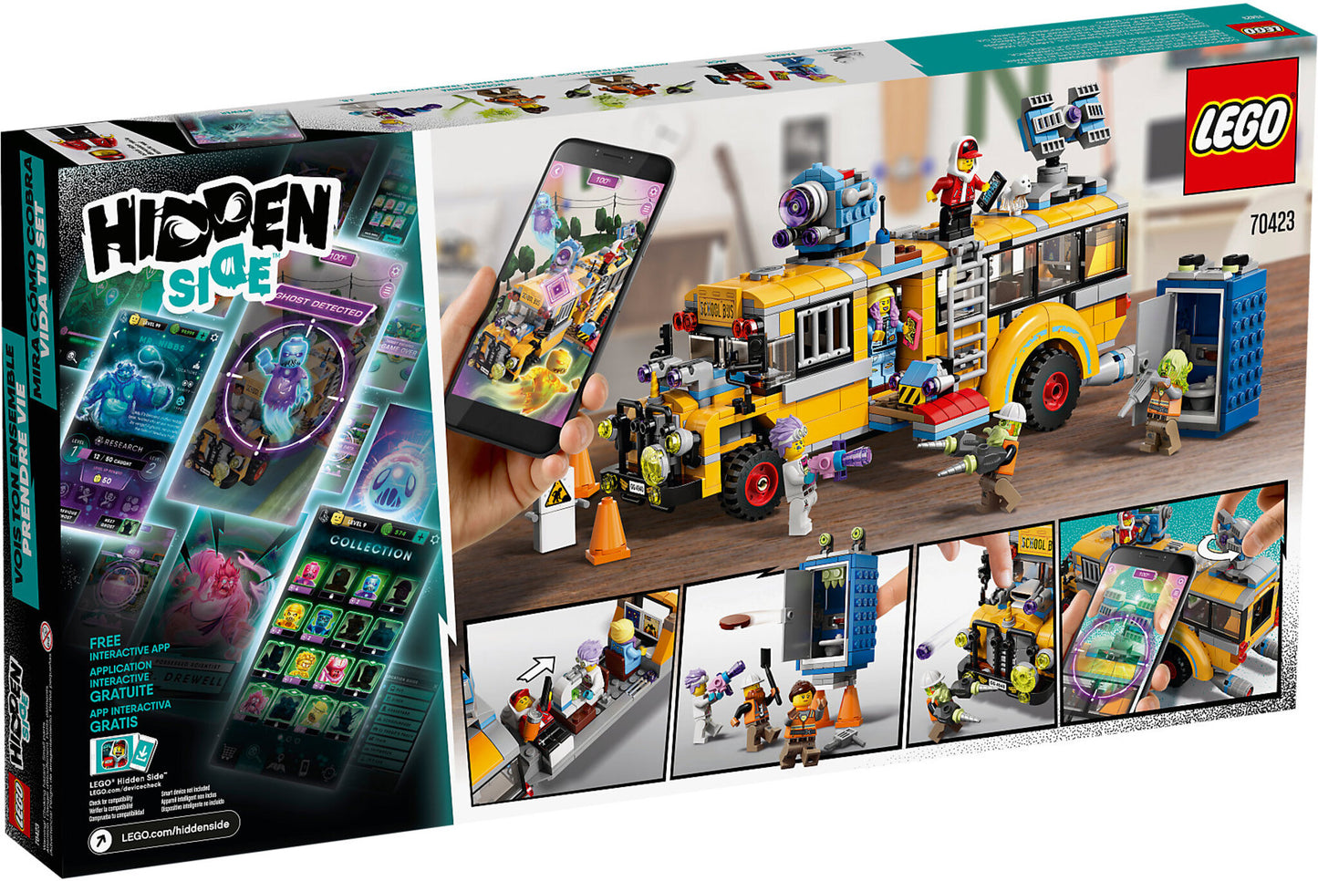 70423 LEGO Hidden Side - Autobus di Intercettazione Paranormale 3000