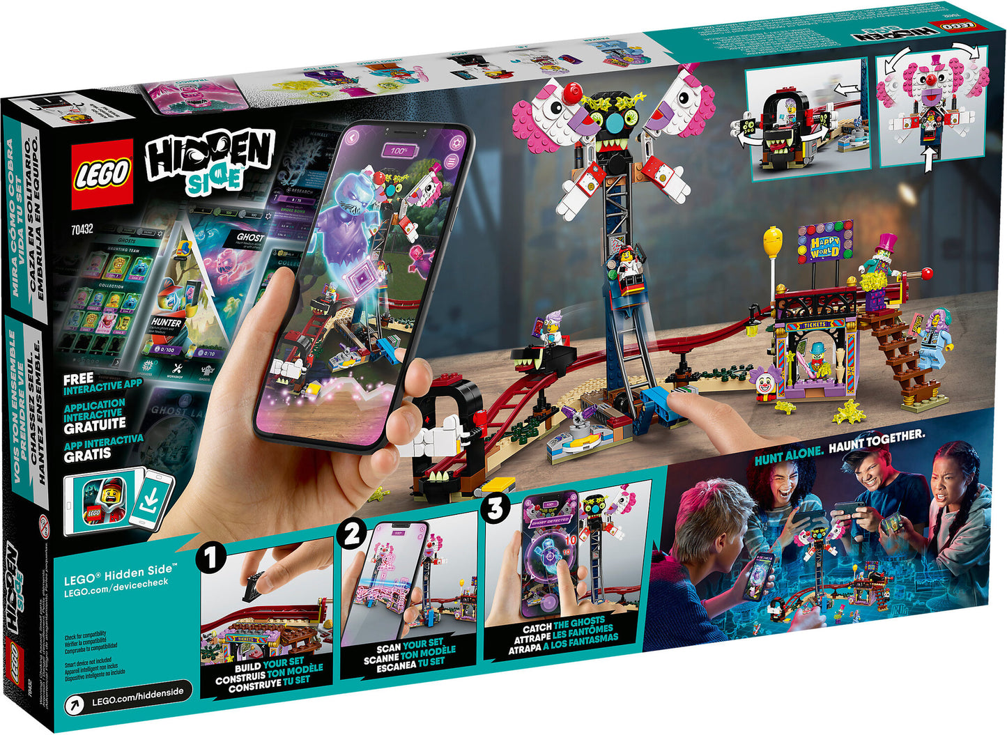 70432 LEGO Hidden Side - Il Luna Park Stregato