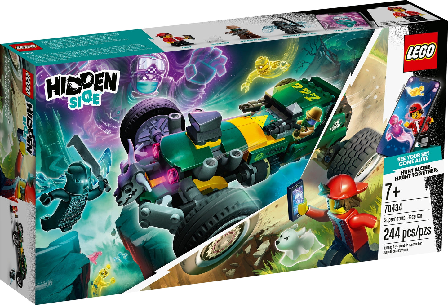 70434 LEGO Hidden Side - Auto da Corsa Fantasmagorica