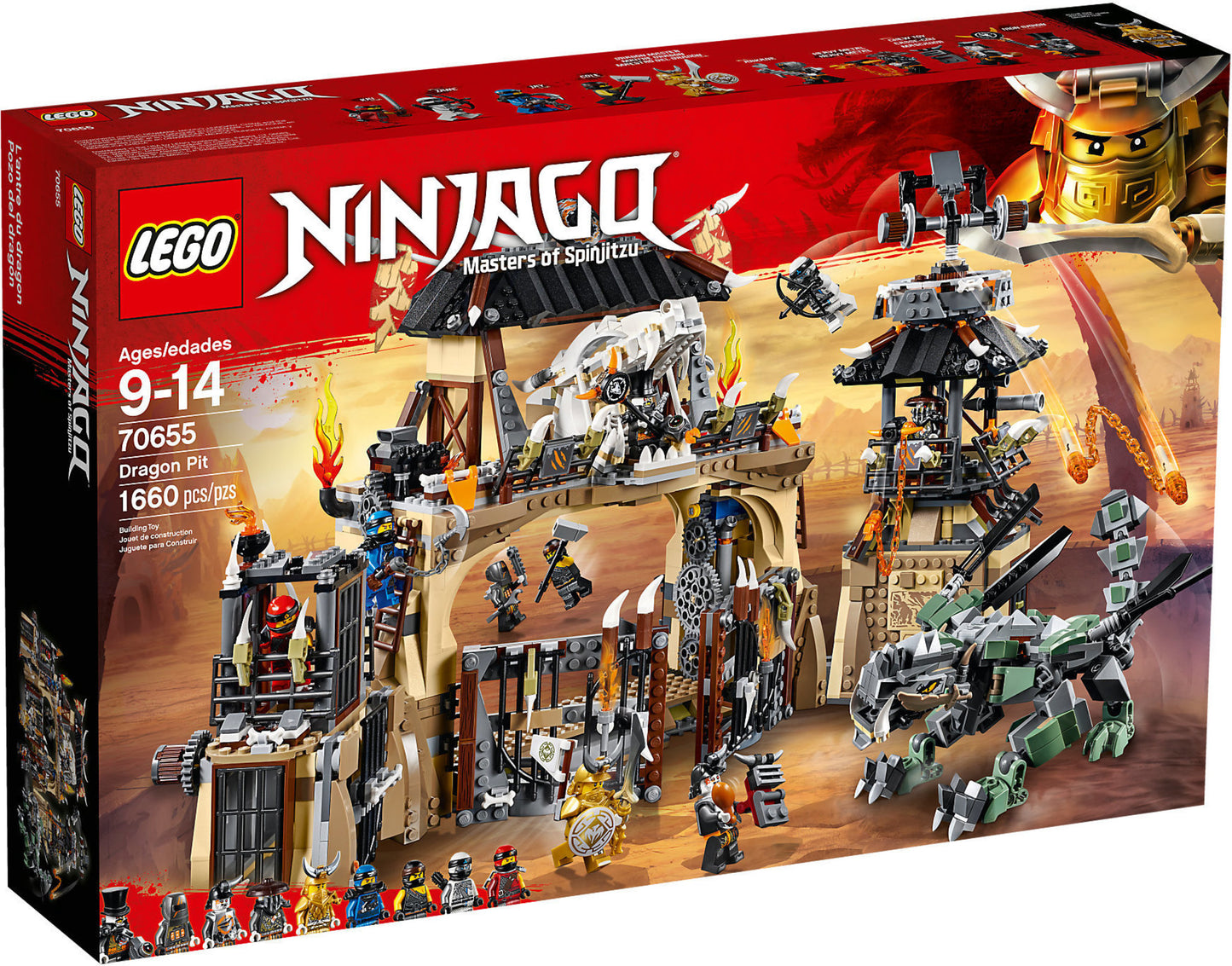 70655 LEGO Ninjago - La Fossa Del Dragone
