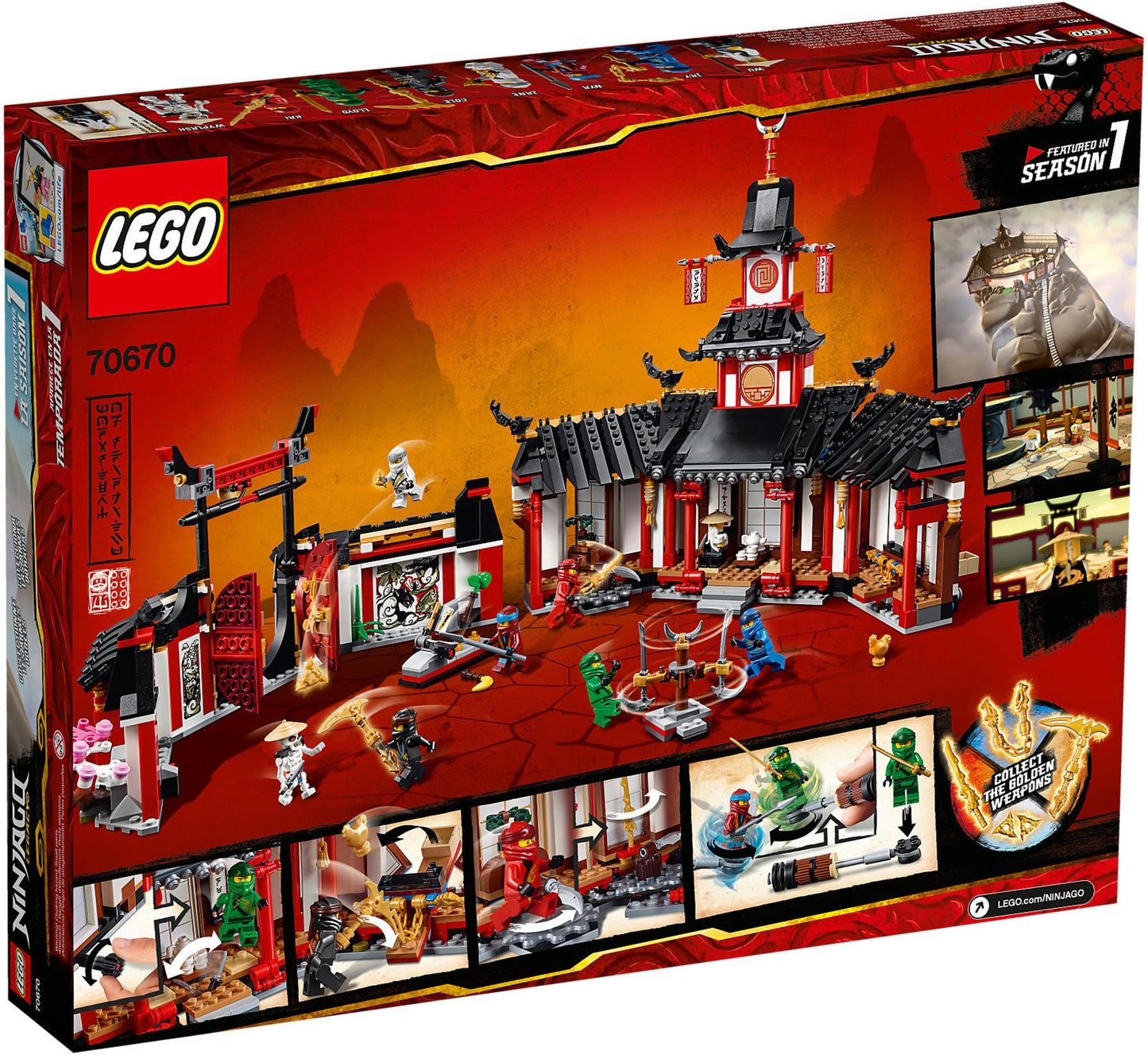 70670 LEGO Ninjago - Il Monastero Spinjitzu