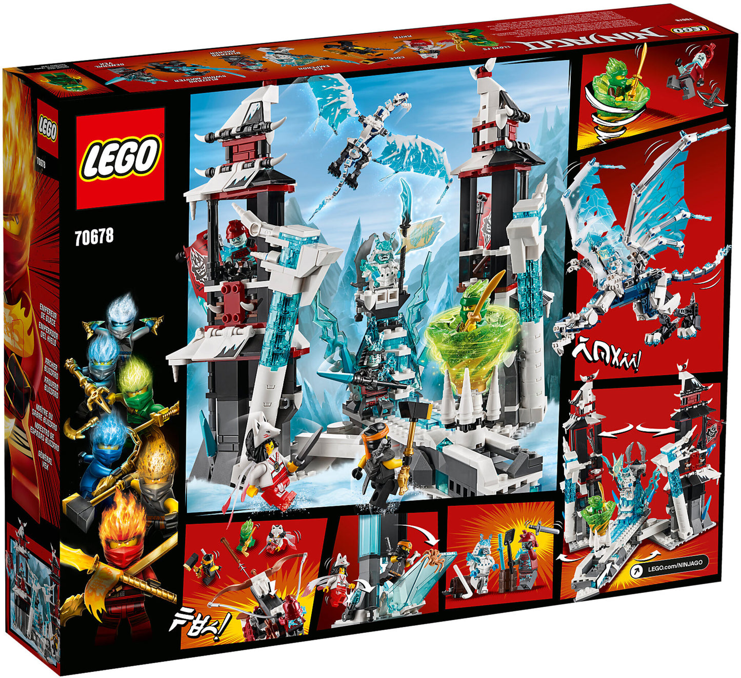 70678 LEGO Ninjago - Il Castello dell'imperatore Abbandonato