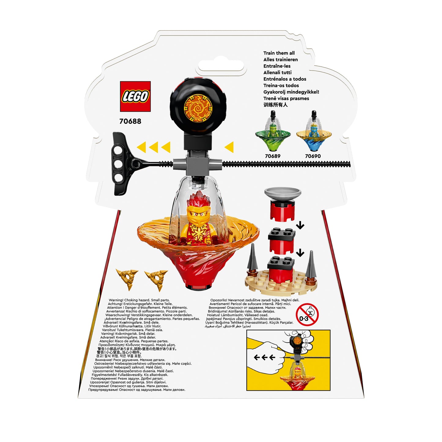 70688 LEGO Ninjago - Addestramento ninja di Spinjitzu con Kai