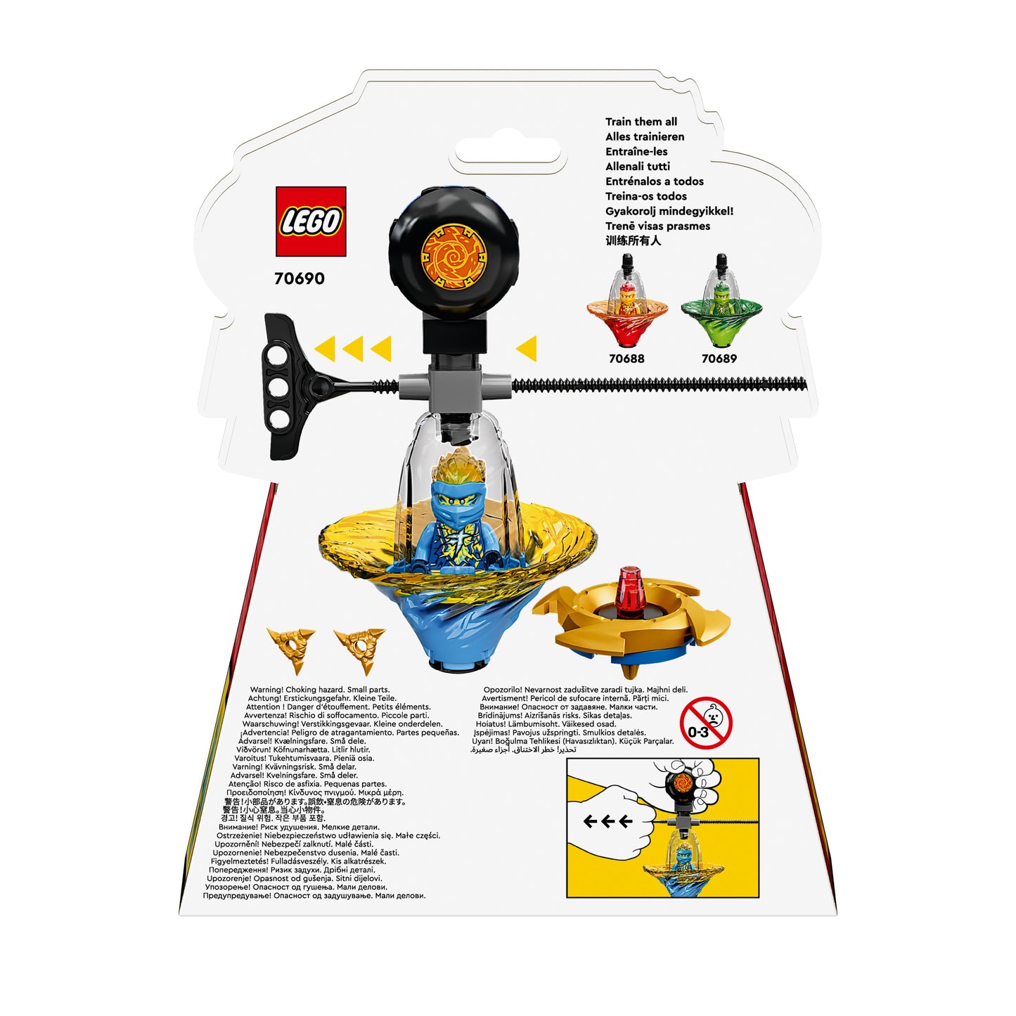 70690 LEGO Ninjago - Addestramento ninja di Spinjitzu con Jay