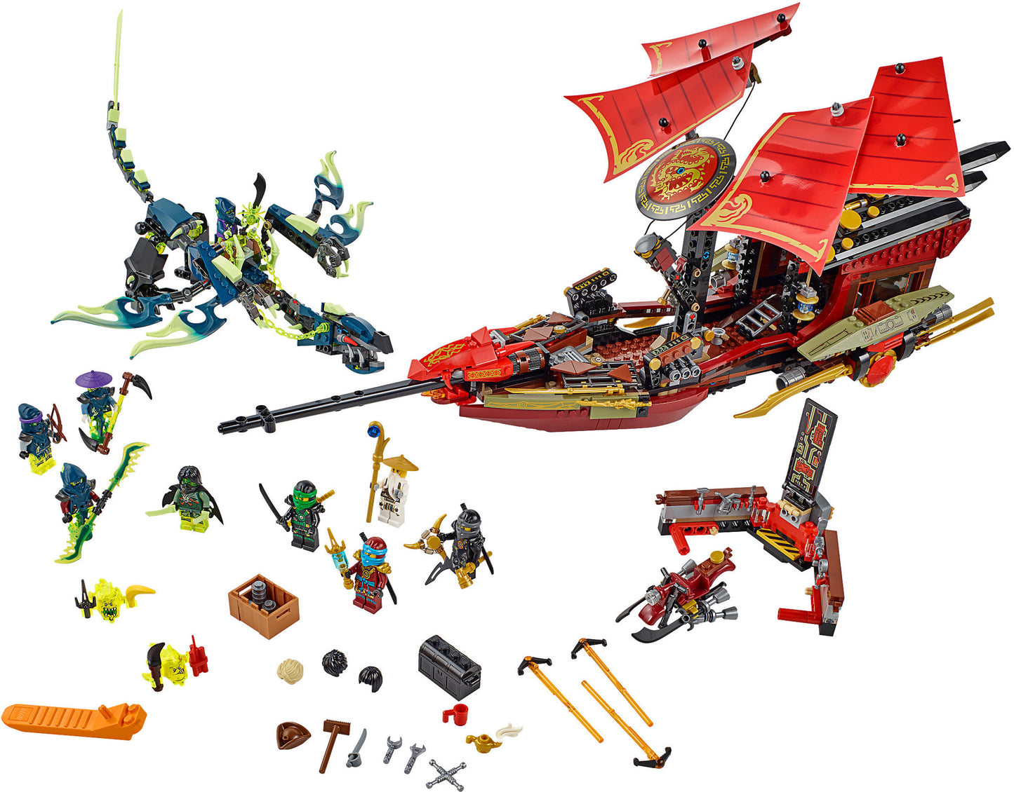 70738 LEGO Ninjago - Il Volo Finale del Vascello del Destino