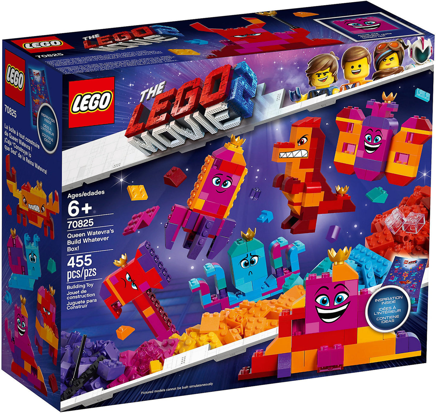 70825 LEGO Movie - La Scatola "Costruisci Quello Che Vuoi" Della Regina Wello Ke Wuoglio!