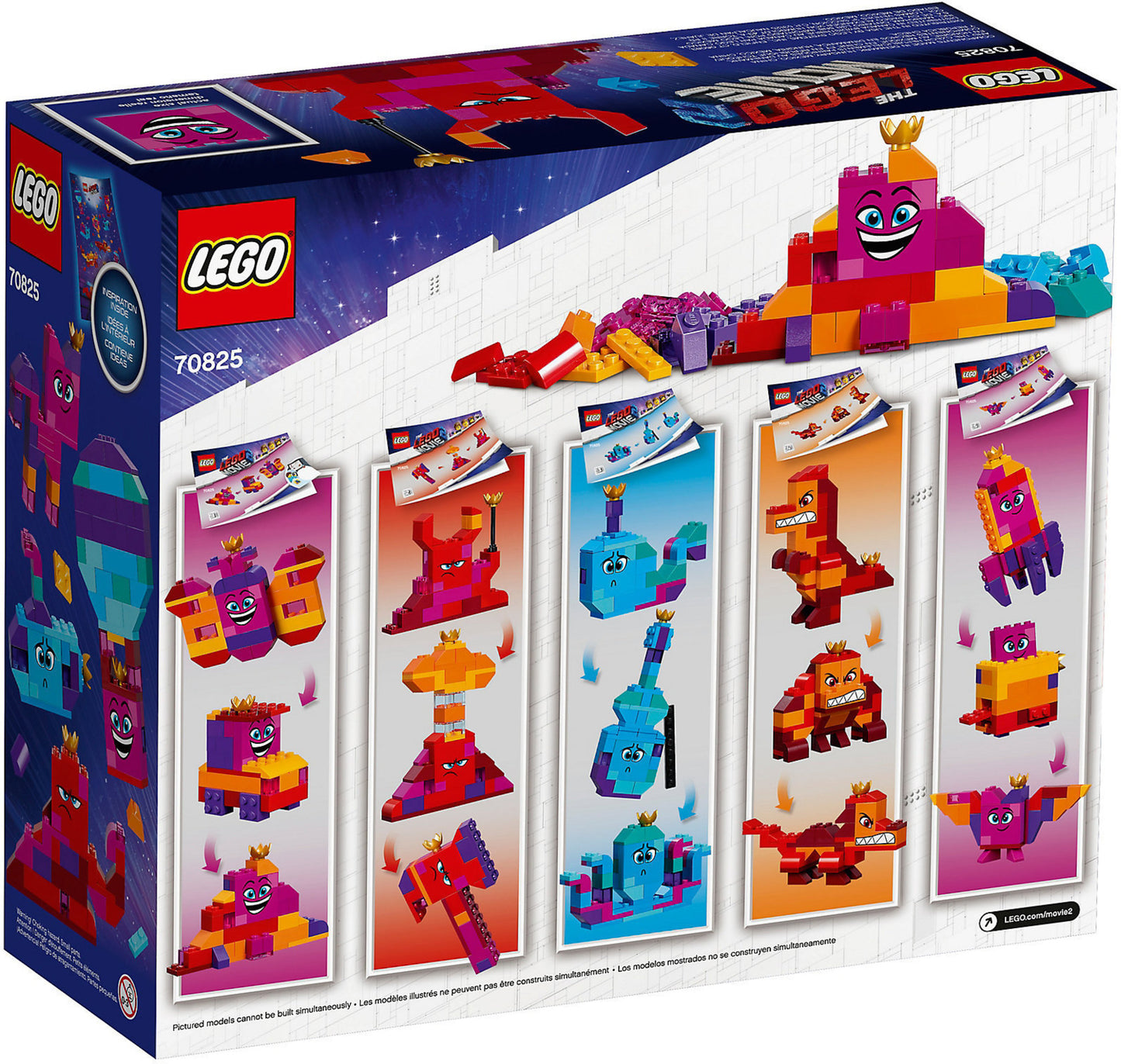 70825 LEGO Movie - La Scatola "Costruisci Quello Che Vuoi" Della Regina Wello Ke Wuoglio!