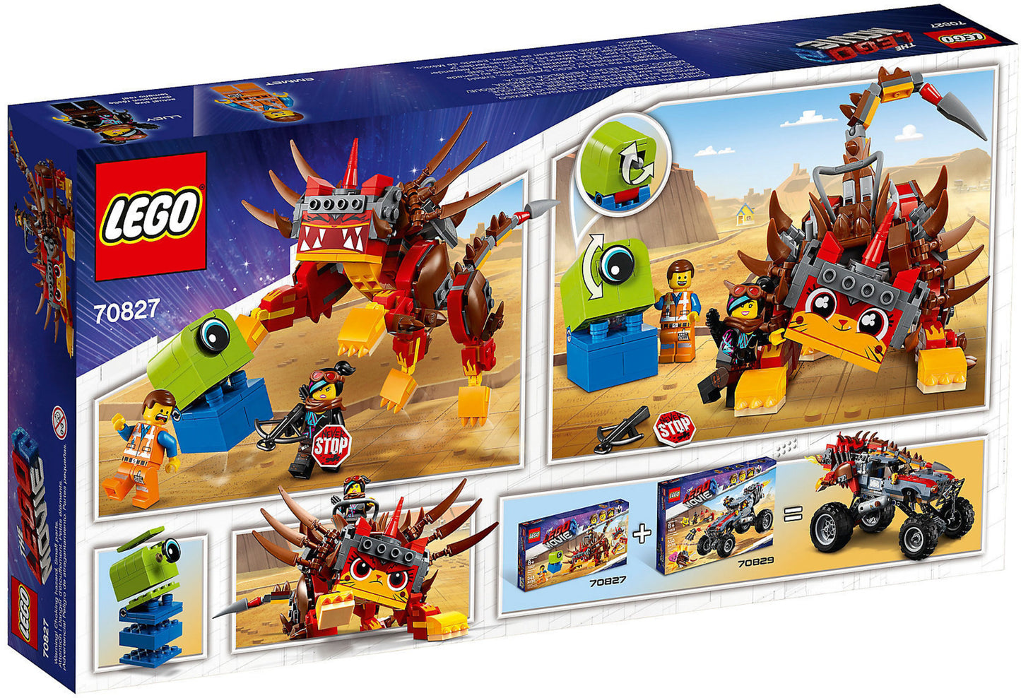 70827 LEGO Movie - Ultrakatty E Lucy Guerriera!