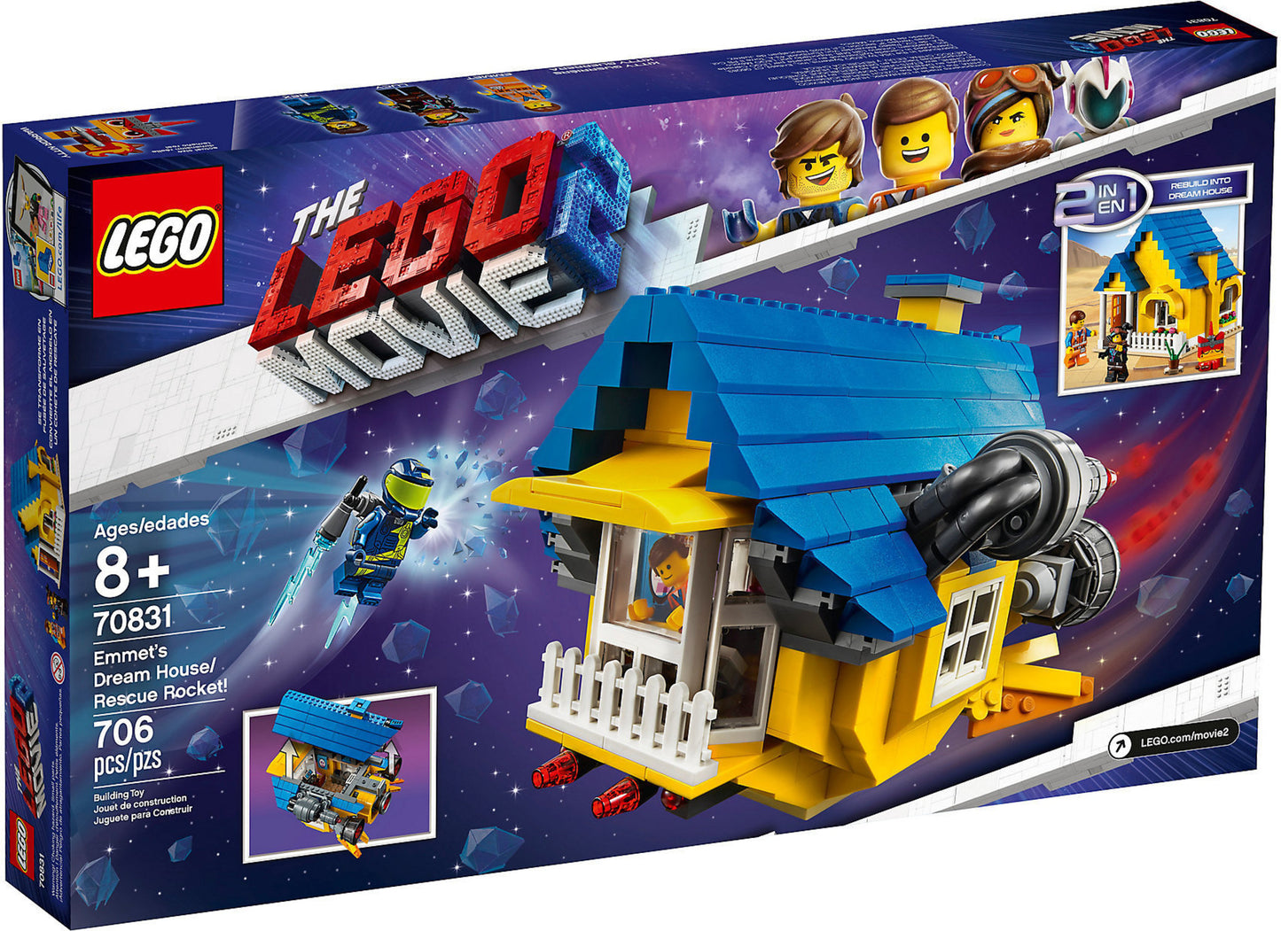 70831 LEGO Movie - La Casa Dei Sogni/Razzo Di Soccorso Di Emmet!
