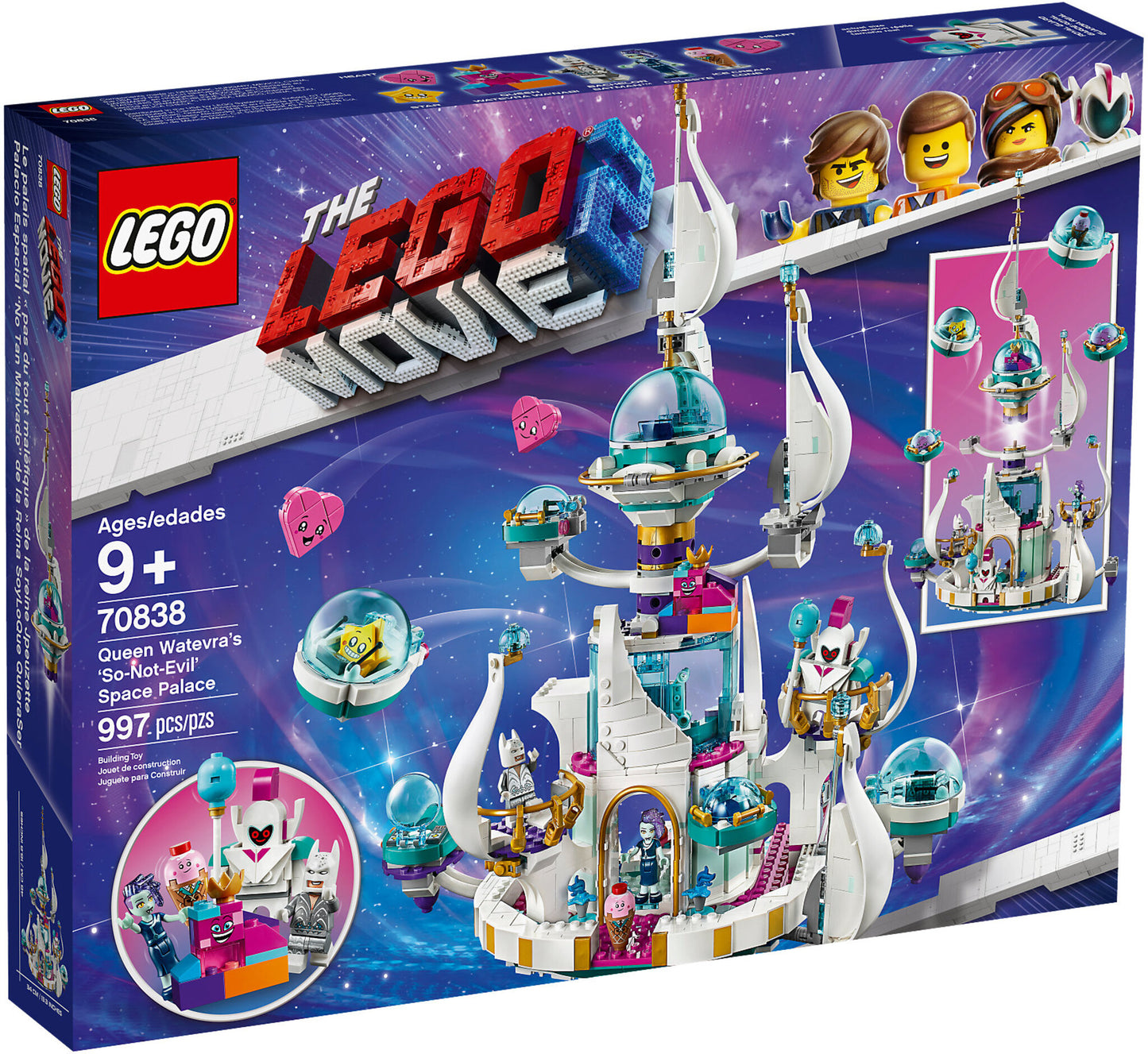 70838 LEGO Movie - Regina Wello Ke Wuoglio e Il Palazzo Spaziale ‘Mezzo Malvagio'