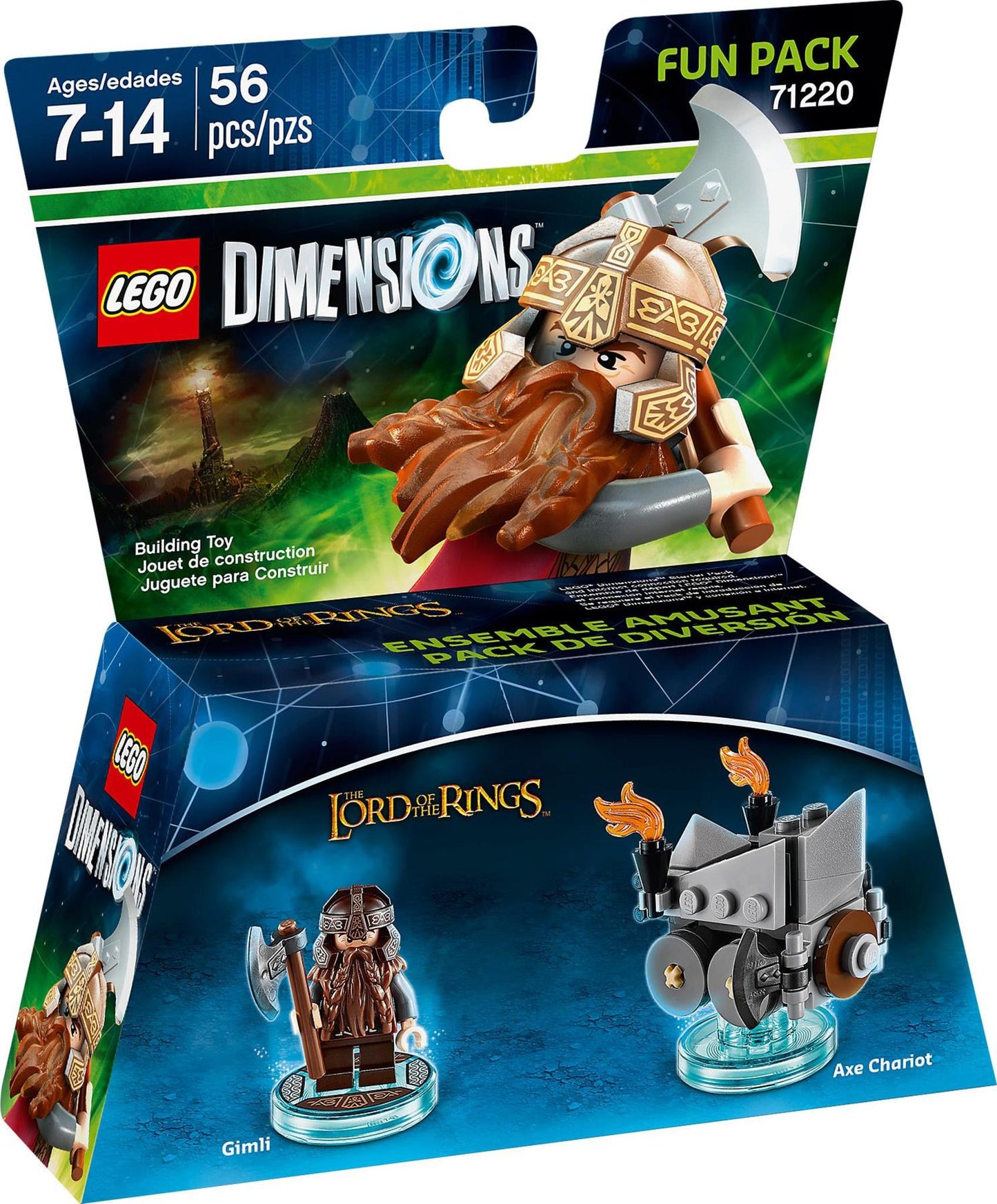 71220 LEGO Dimension - The Lord of the Rings - Fun Pack: Gimli