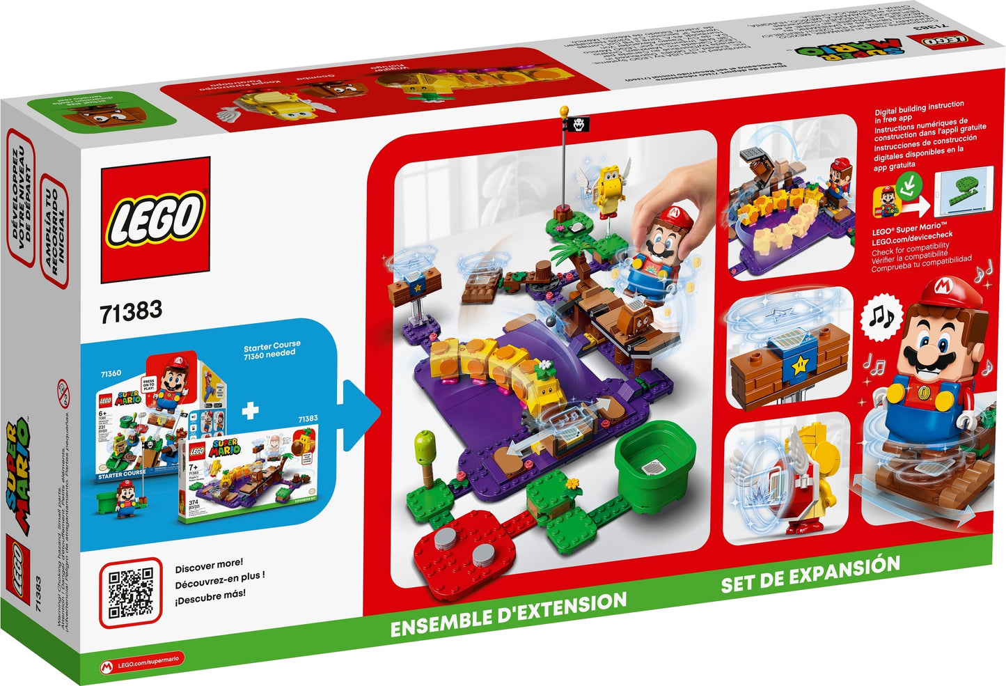 71383 LEGO Super Mario - La Palude Velenosa di Torcibruco - Pack di Espansione