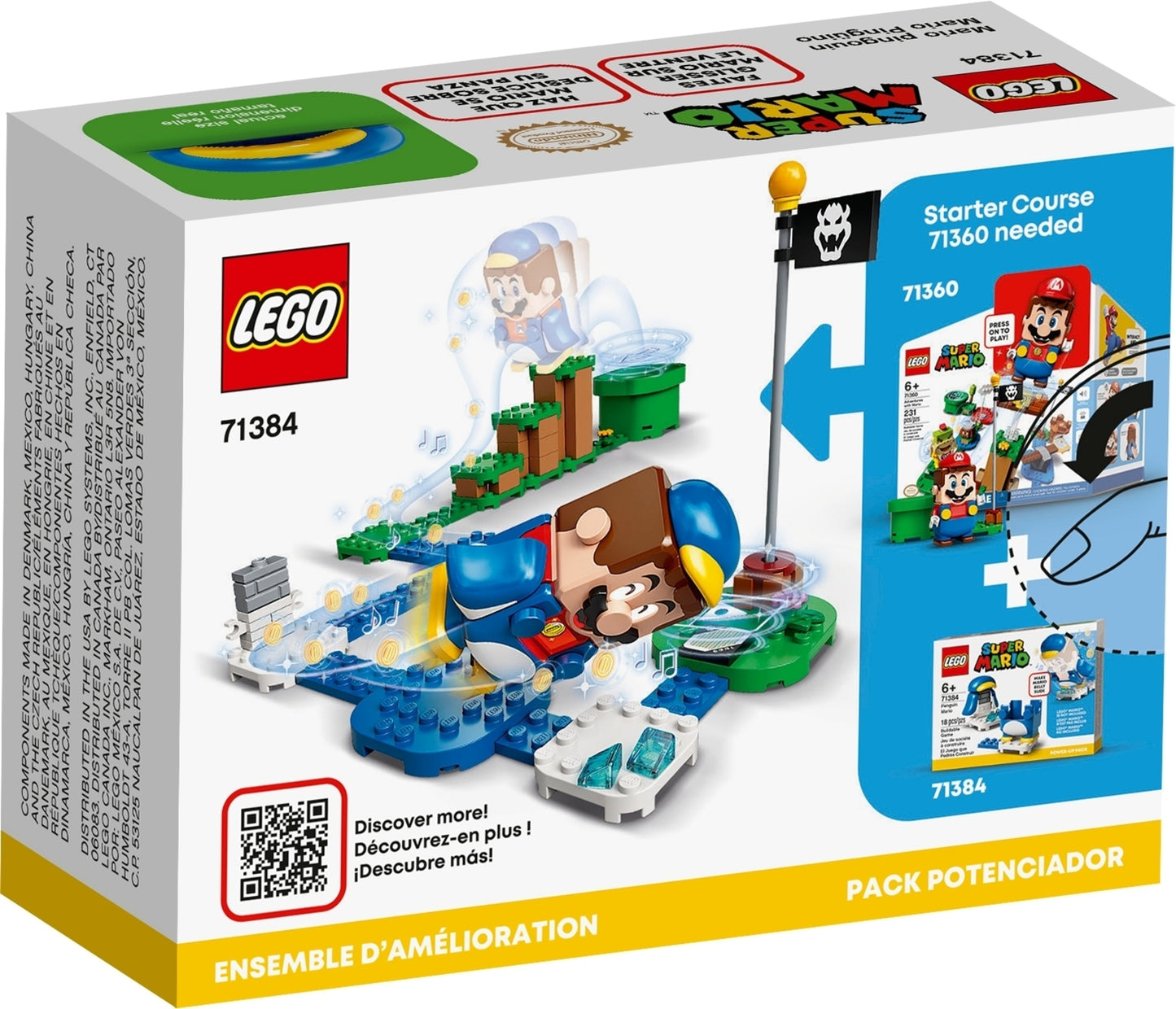 71384 LEGO Super Mario - Mario Pinguino - Power Up Pack