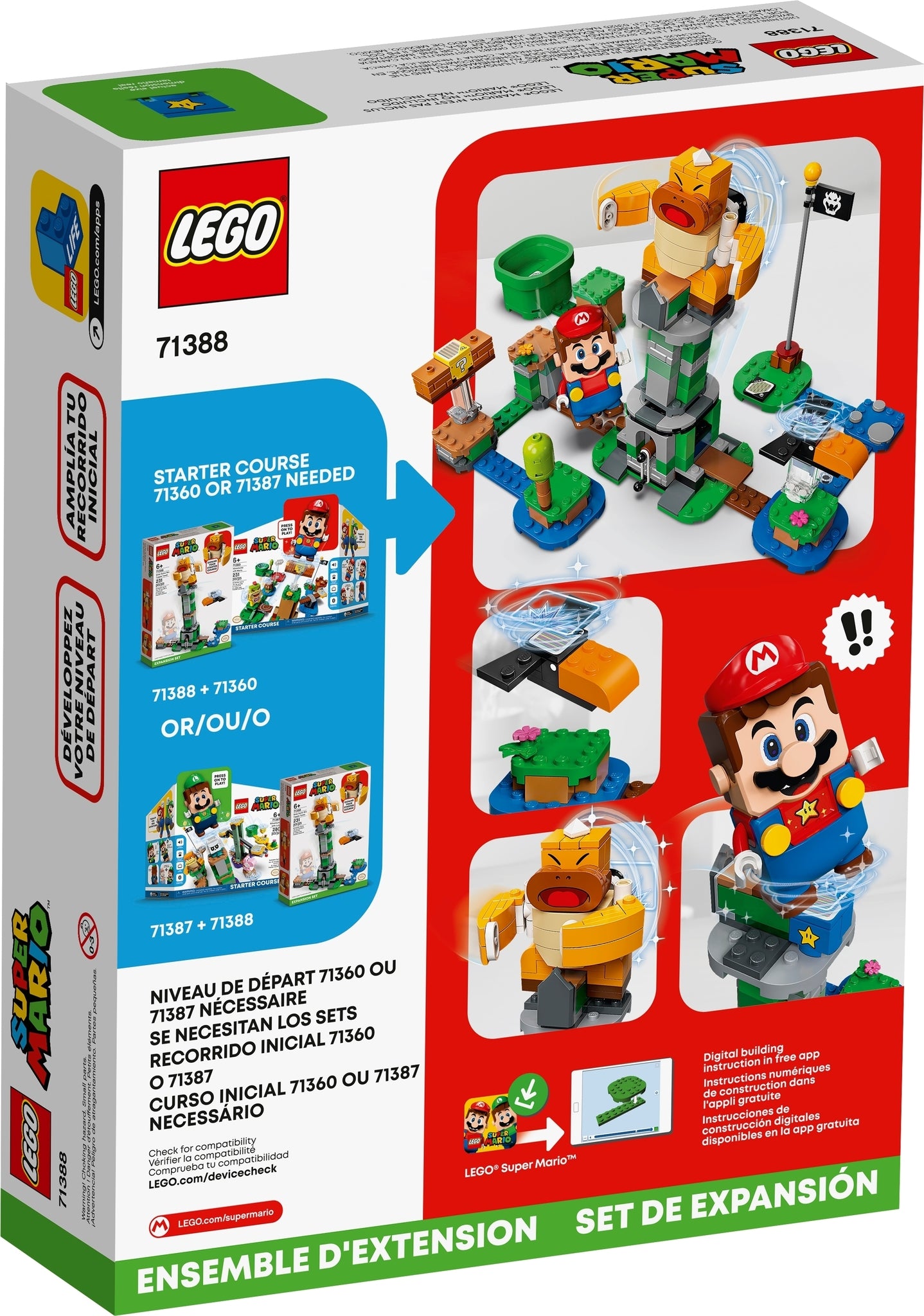 71388 LEGO Super Mario - Torre Del Boss Sumo Bros - Pack Di Espansione