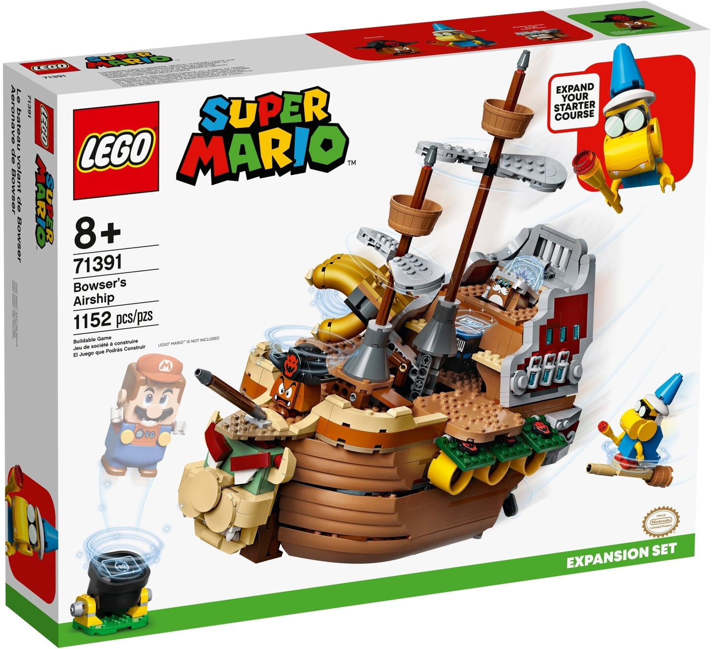 71391 LEGO Super Mario - Il Veliero Volante di Bowser - Pack di Espansione