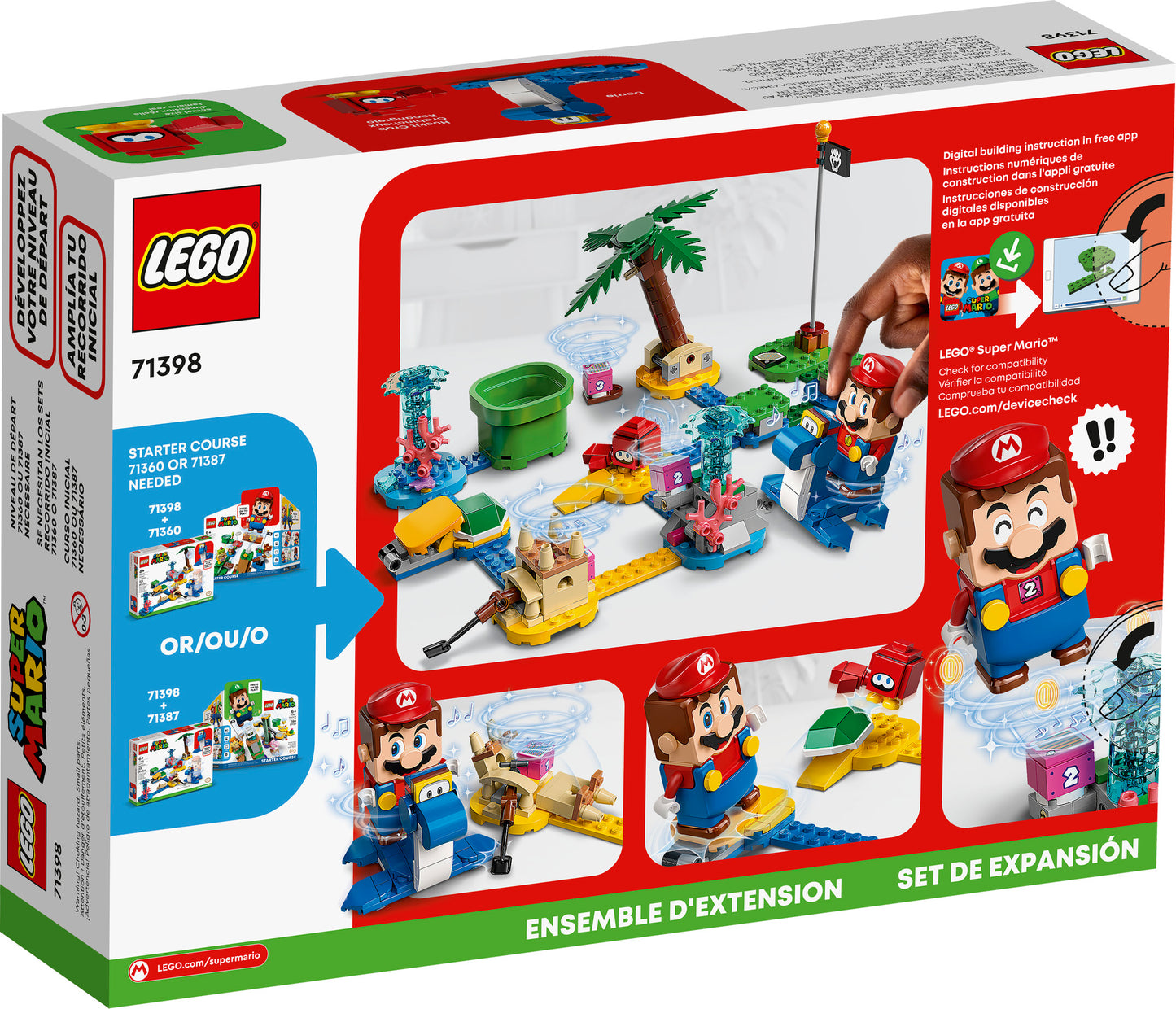 71398 LEGO Super Mario - Lungomare di Dorrie - Pack di Espansione
