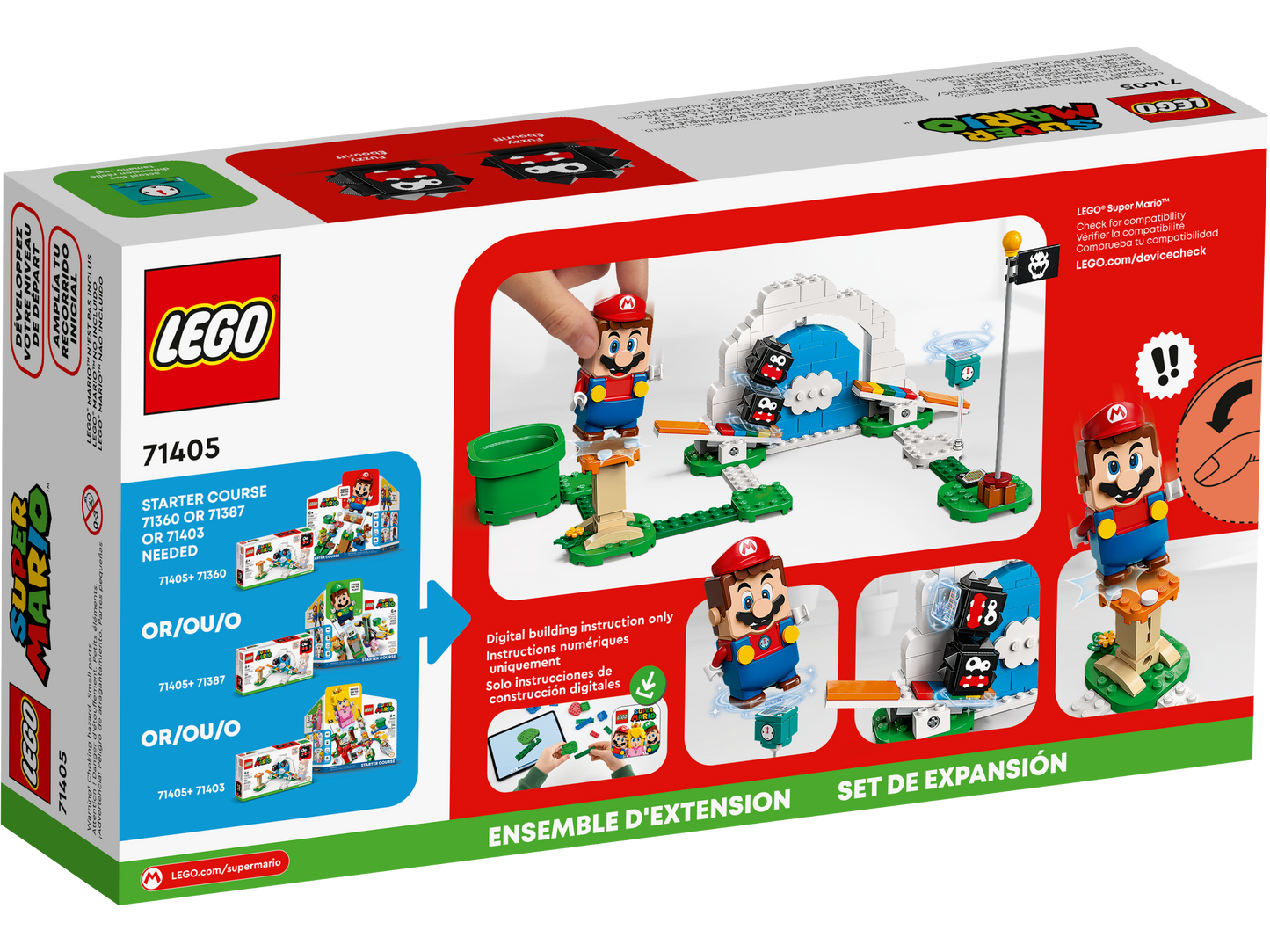 71405 LEGO Super Mario - Pack espansione Pinne di Stordino