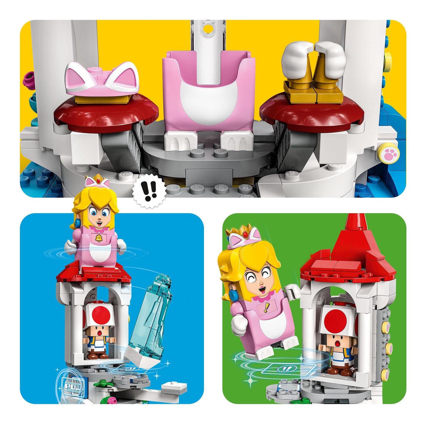 71407 LEGO Super Mario - Pack espansione Costume di Peach gatto e Torre ghiacciata