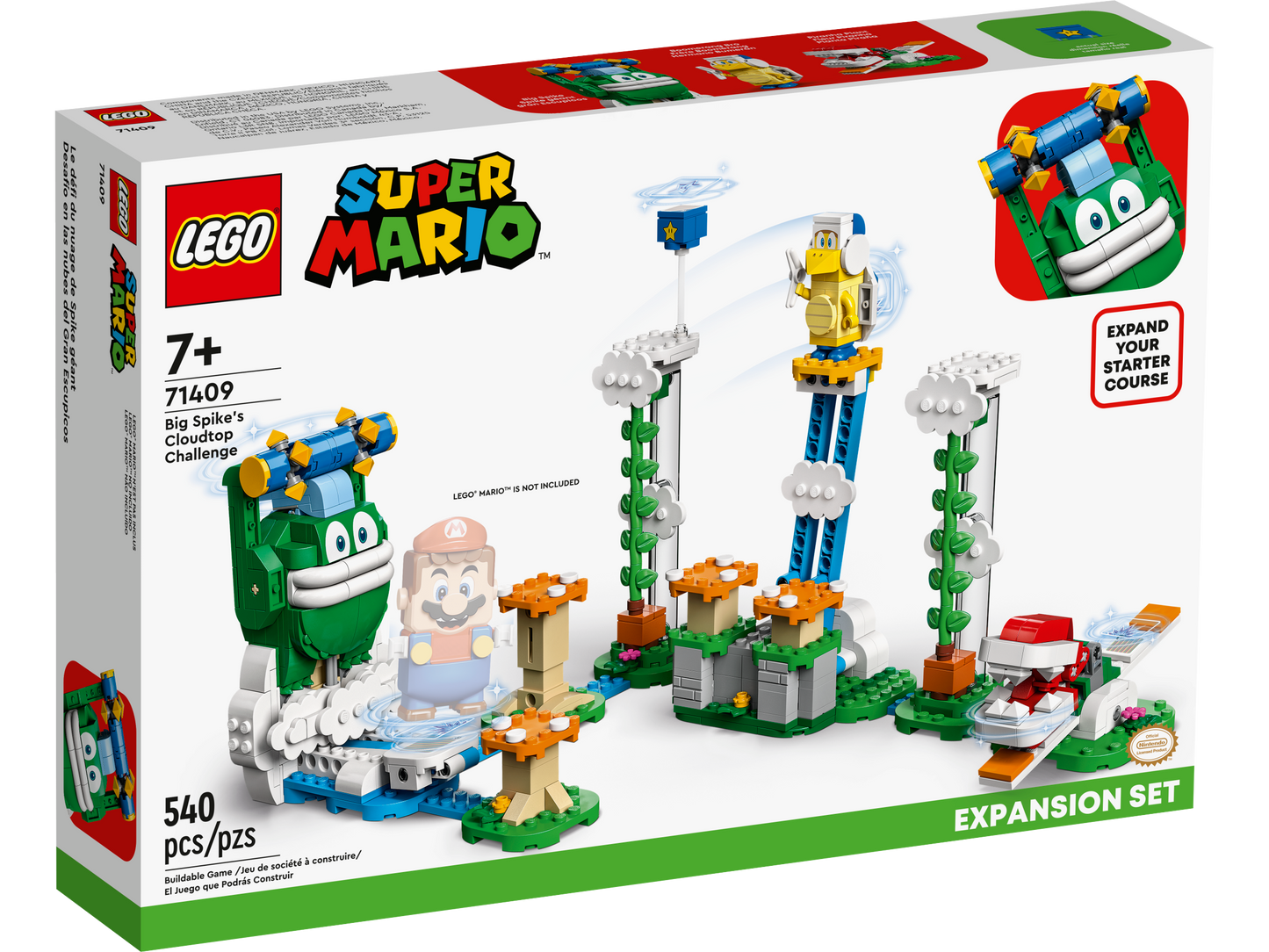 71409 LEGO Super Mario - Pack espansione Sfida sulle nuvole di Spike gigante