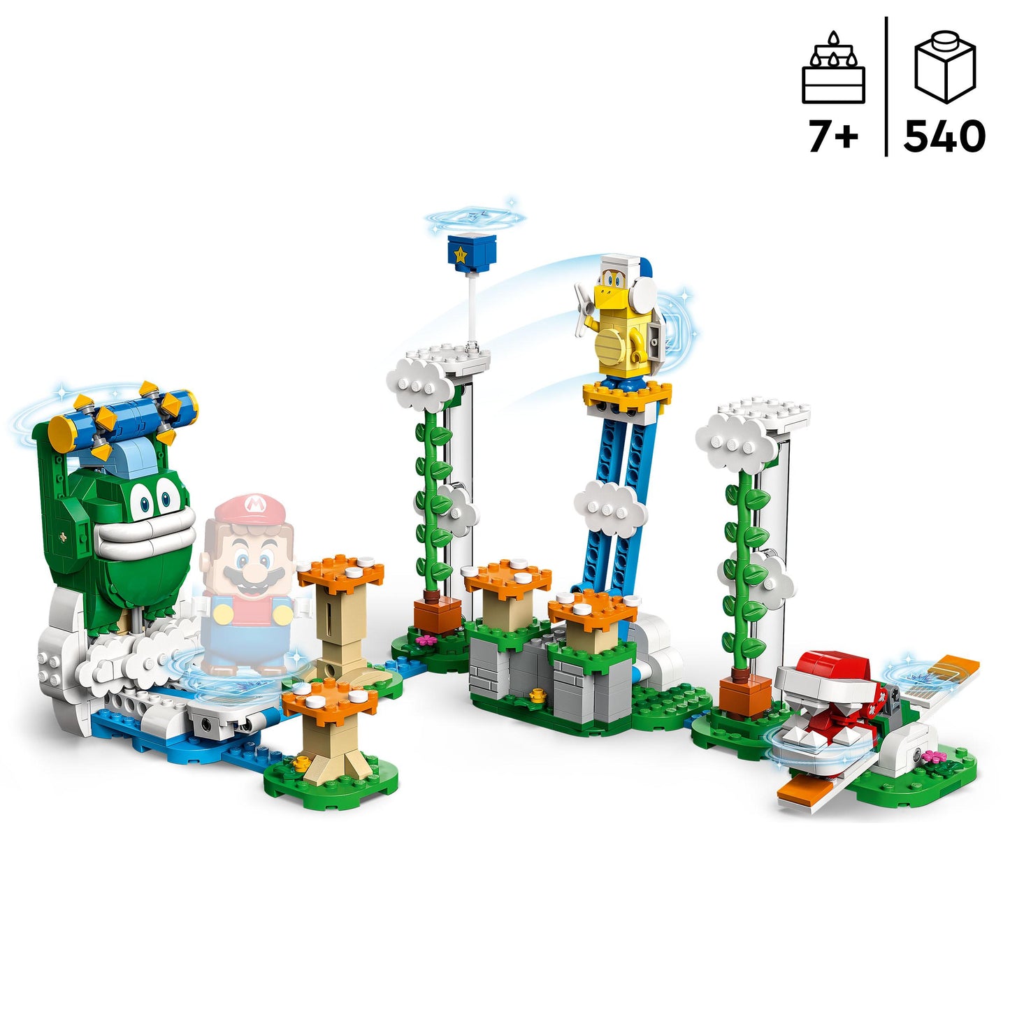 71409 LEGO Super Mario - Pack espansione Sfida sulle nuvole di Spike gigante