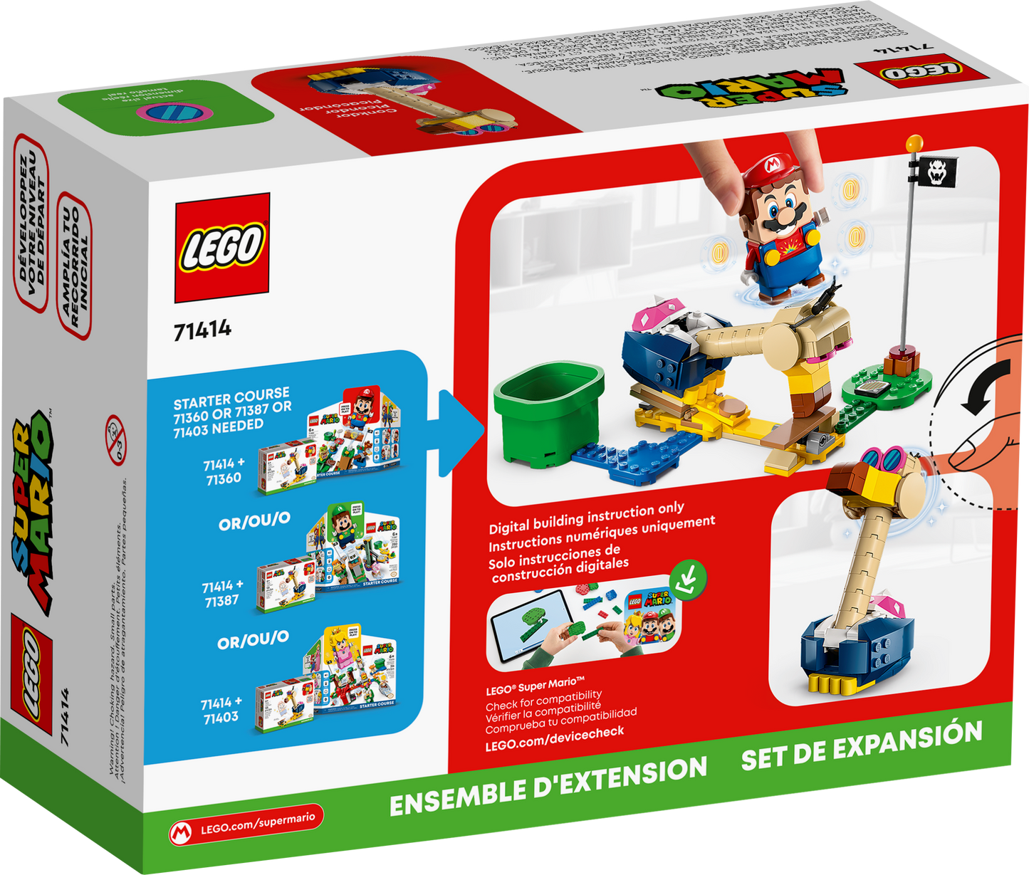 71414 LEGO Super Mario - Pack di espansione Scapocciatore di Kondorotto