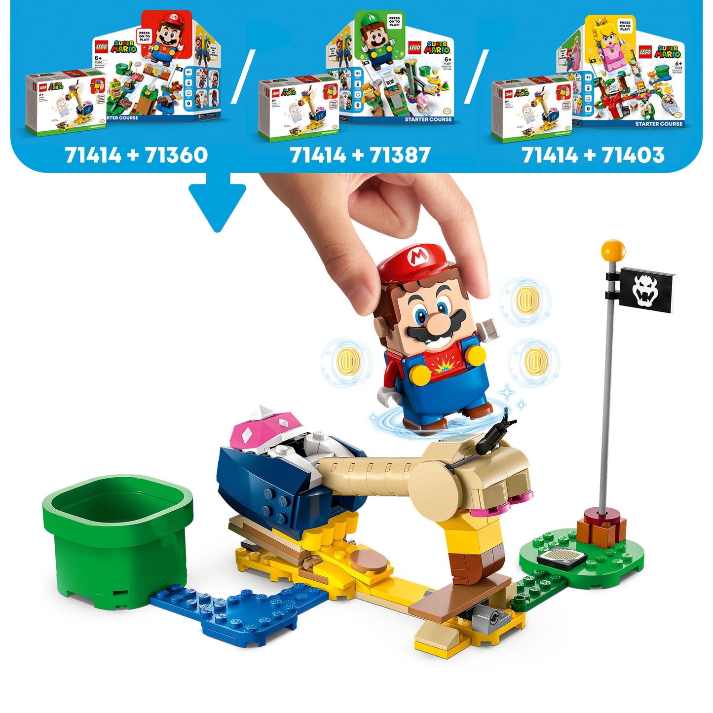 71414 LEGO Super Mario - Pack di espansione Scapocciatore di Kondorotto